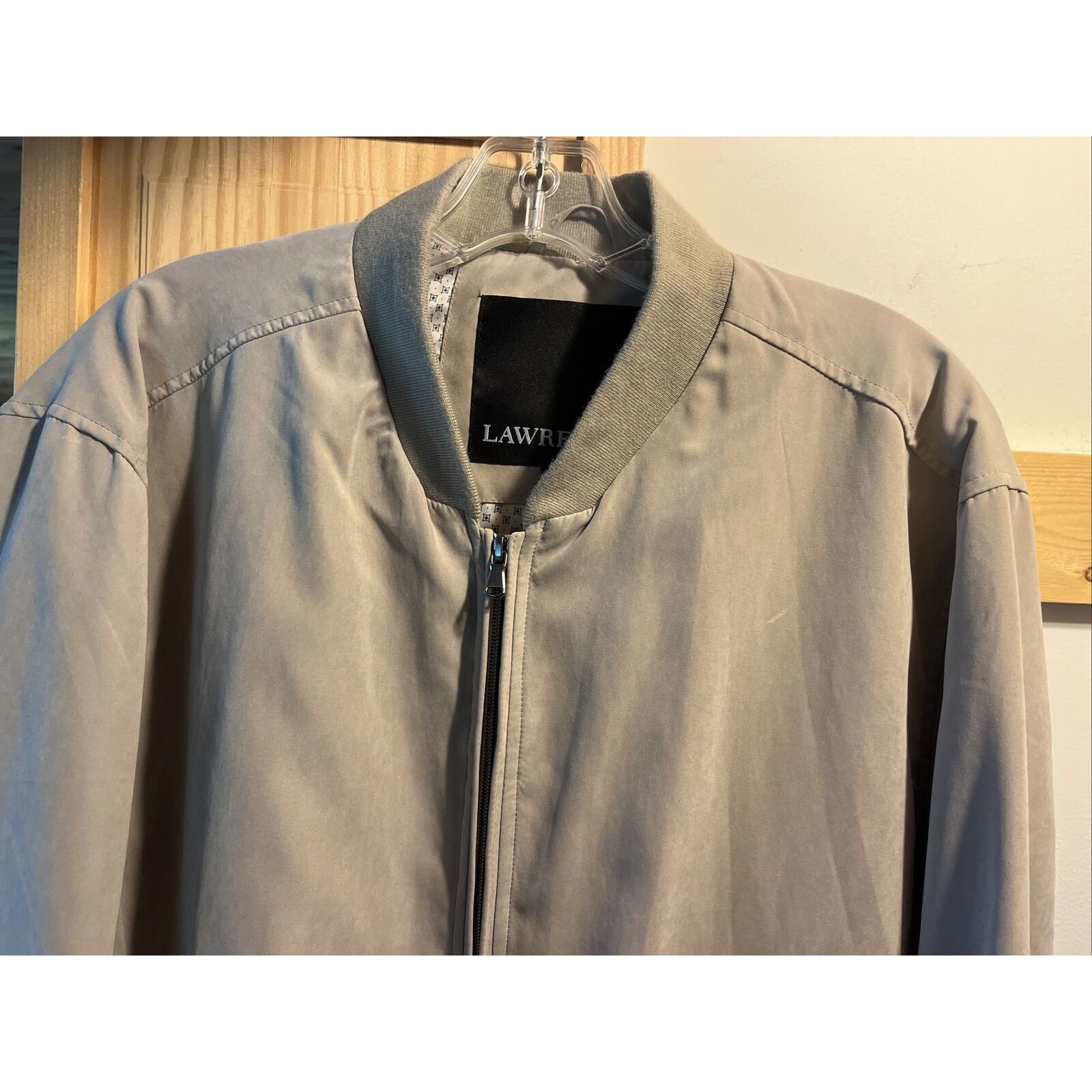 Other Lawrence Men’s 54 Cream Beige Poly Nylon windbreaker Jacket Size US XL / EU 56 / 4 - 10 Thumbnail