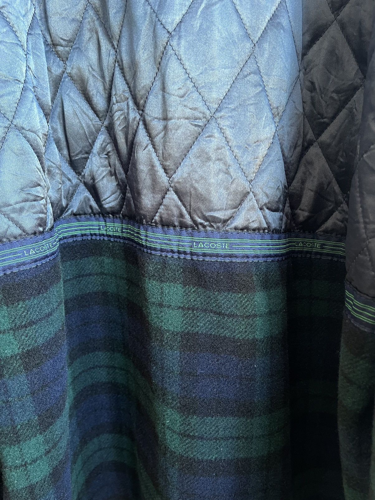 Lacoste Quilted Wool Blend Blanket Lining Parka Coat Jacket 80s 90s Size US XXL / EU 58 / 5 - 9 Thumbnail