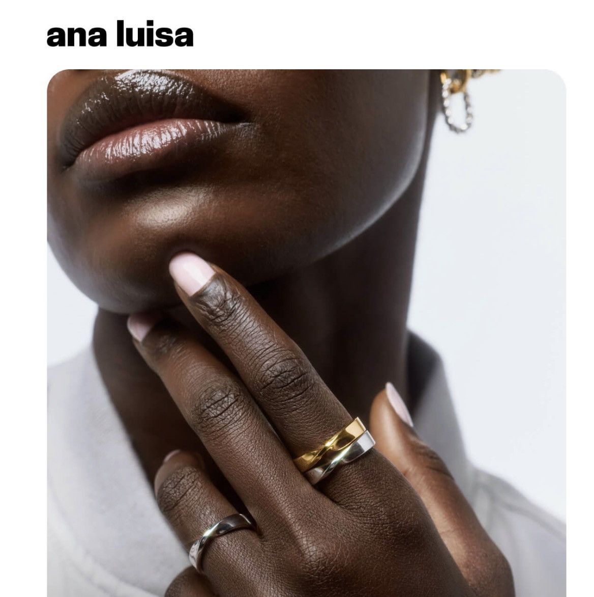 Other Ana Luisa - Eliora Silver Band Ring Size 7 Size ONE SIZE - 5 Thumbnail