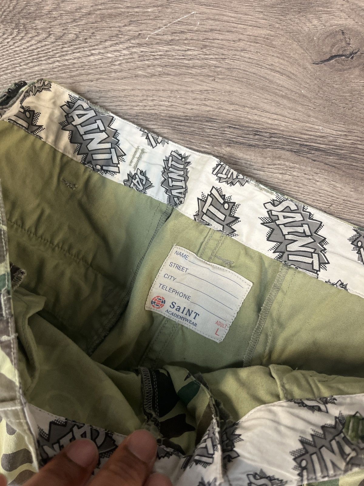 Saint Michael Saint Michael Camo Cargo Pants Size US 34 / EU 50 - 5 Thumbnail