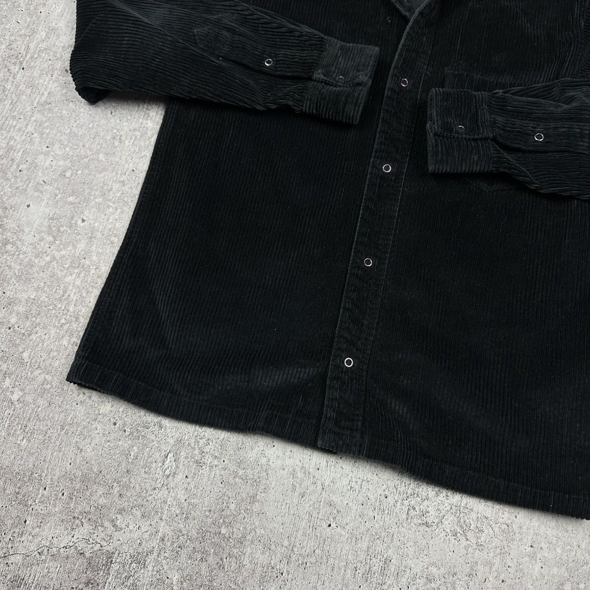 Acne Studios Acne Studios Vintage Corduroy Black Overshirt Size US S / EU 44-46 / 1 - 5 Thumbnail