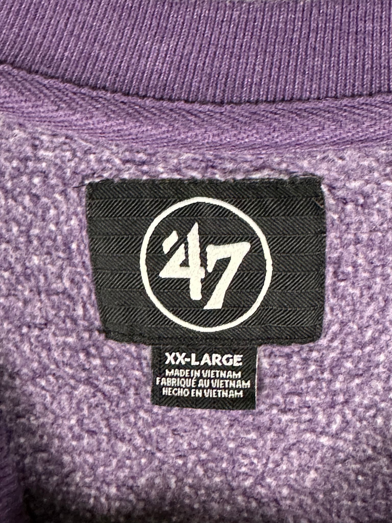 47 Brand 47 Crewneck Sweatshirt Mens 2XL Vikings Purple Yellow NFL Size US XXL / EU 58 / 5 - 4 Thumbnail