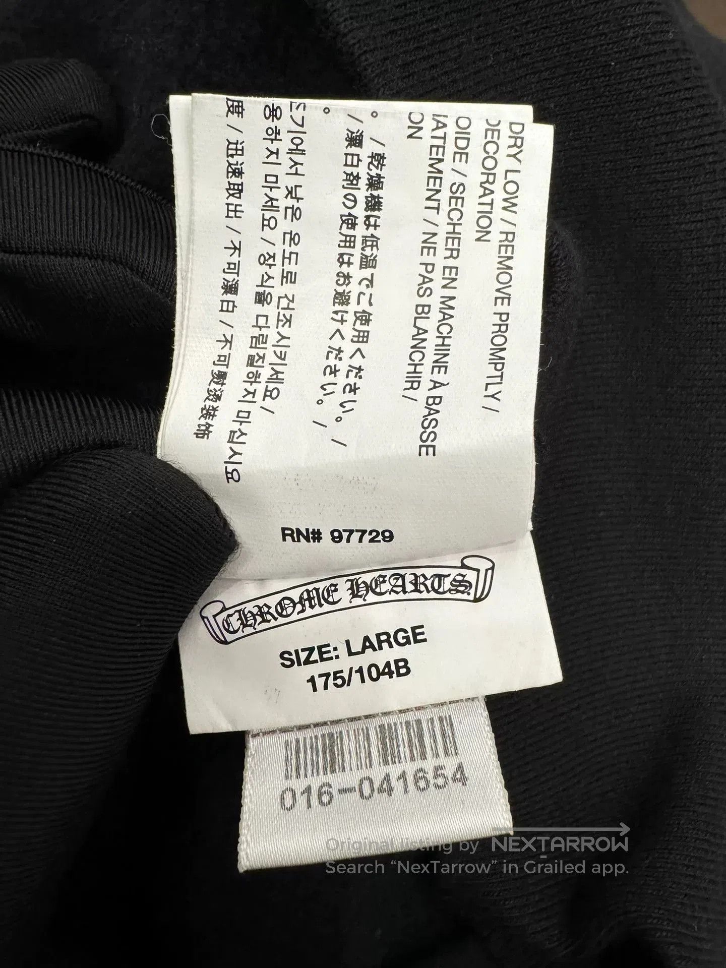 Chrome Hearts Chrome Hearts Black Zip Hoodie. Size US L / EU 52-54 / 3 - 8 Thumbnail