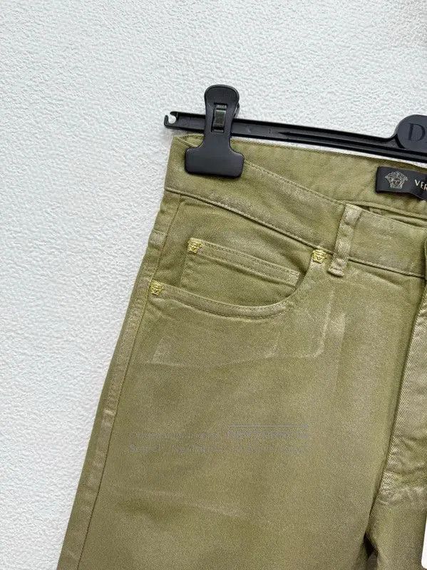 Versace Versace Casual Olive Green Denim Pants . Size US 26 / EU 42 - 3 Thumbnail