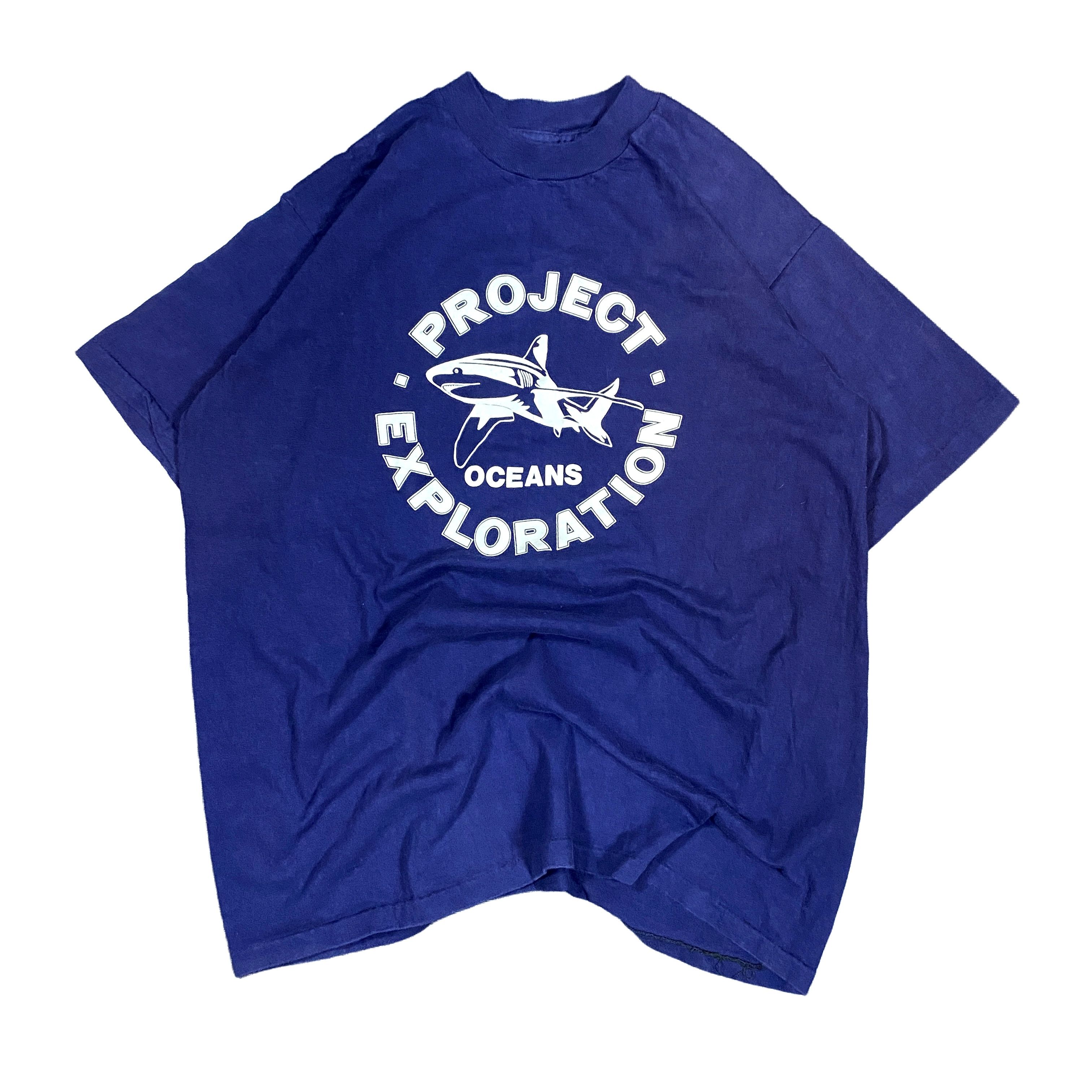 Vintage Vintage Single Stitch Project Oceans Shark Tee XL Size US XL / EU 56 / 4 - 1 Thumbnail