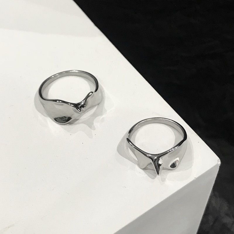 Jewelry Crazy Jewelry Rings Open Size Chrome Ring (Size 7-13) Size ONE SIZE - 4 Thumbnail
