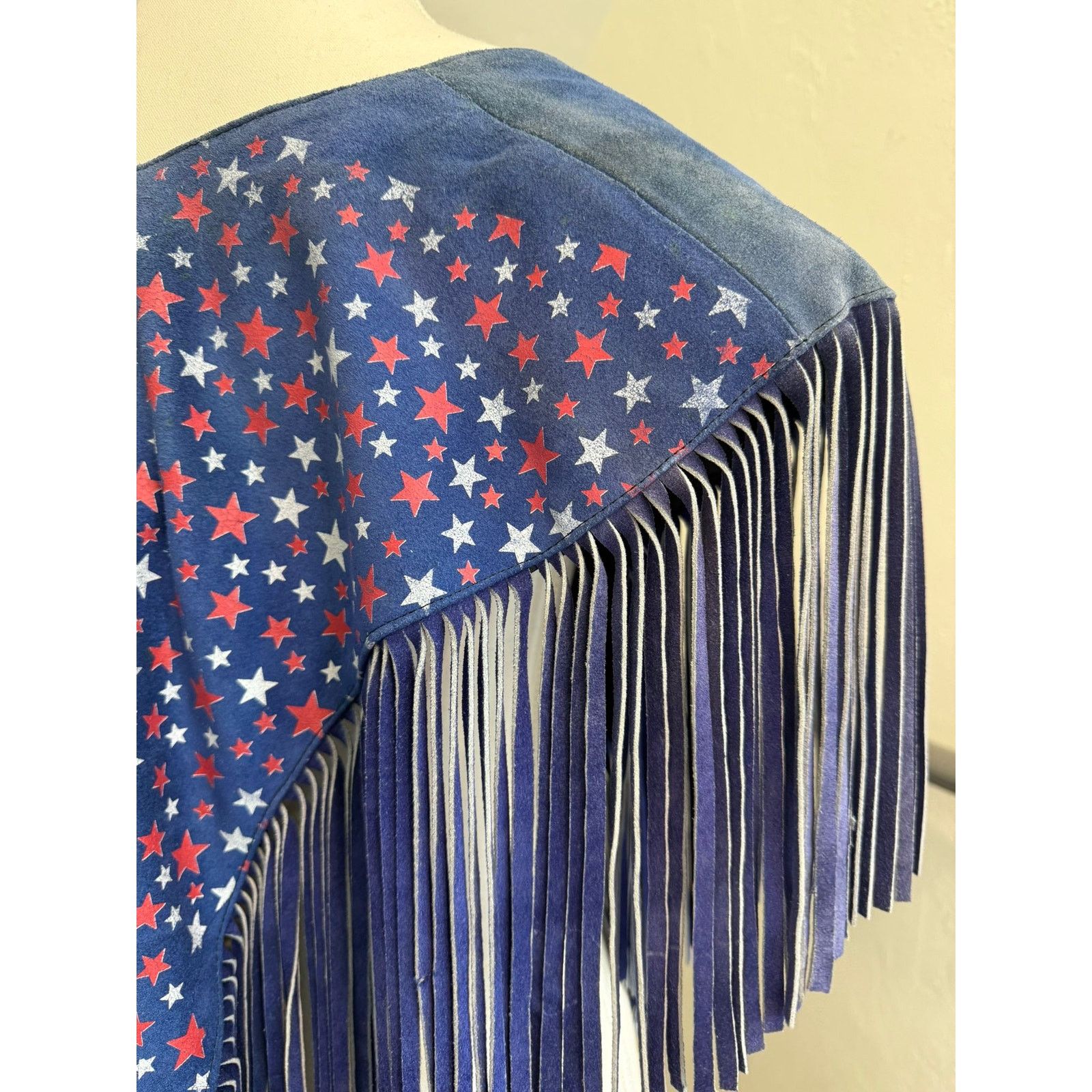 Vintage Vintage RARE Chasser Leather Suede Fringe Western American Size ONE SIZE - 6 Thumbnail