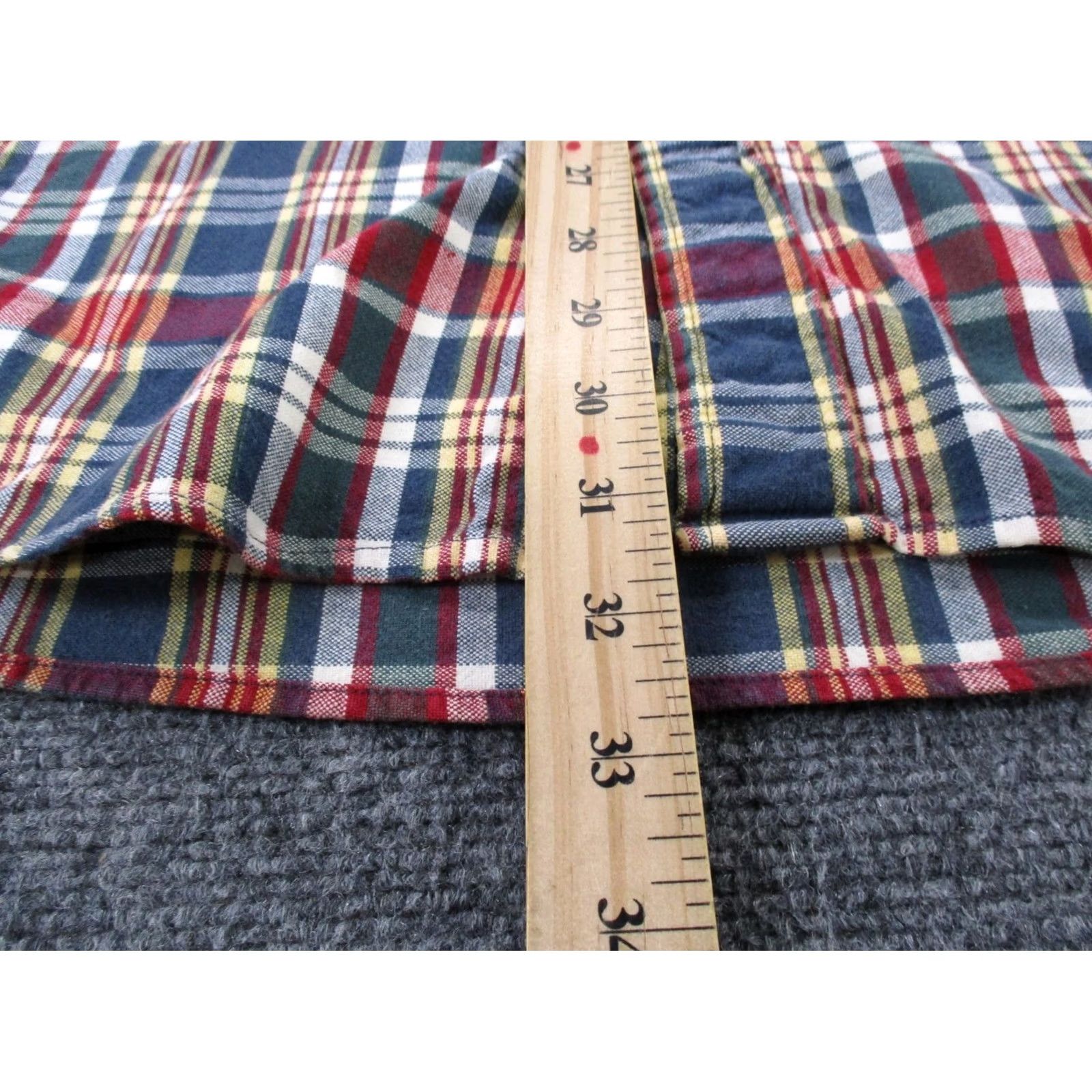 Tommy Hilfiger Tommy Hilfiger Shirt Mens L Colorful Plaid Business Preppy Band Collar Button-Up Size US L / EU 52-54 / 3 - 4 Thumbnail