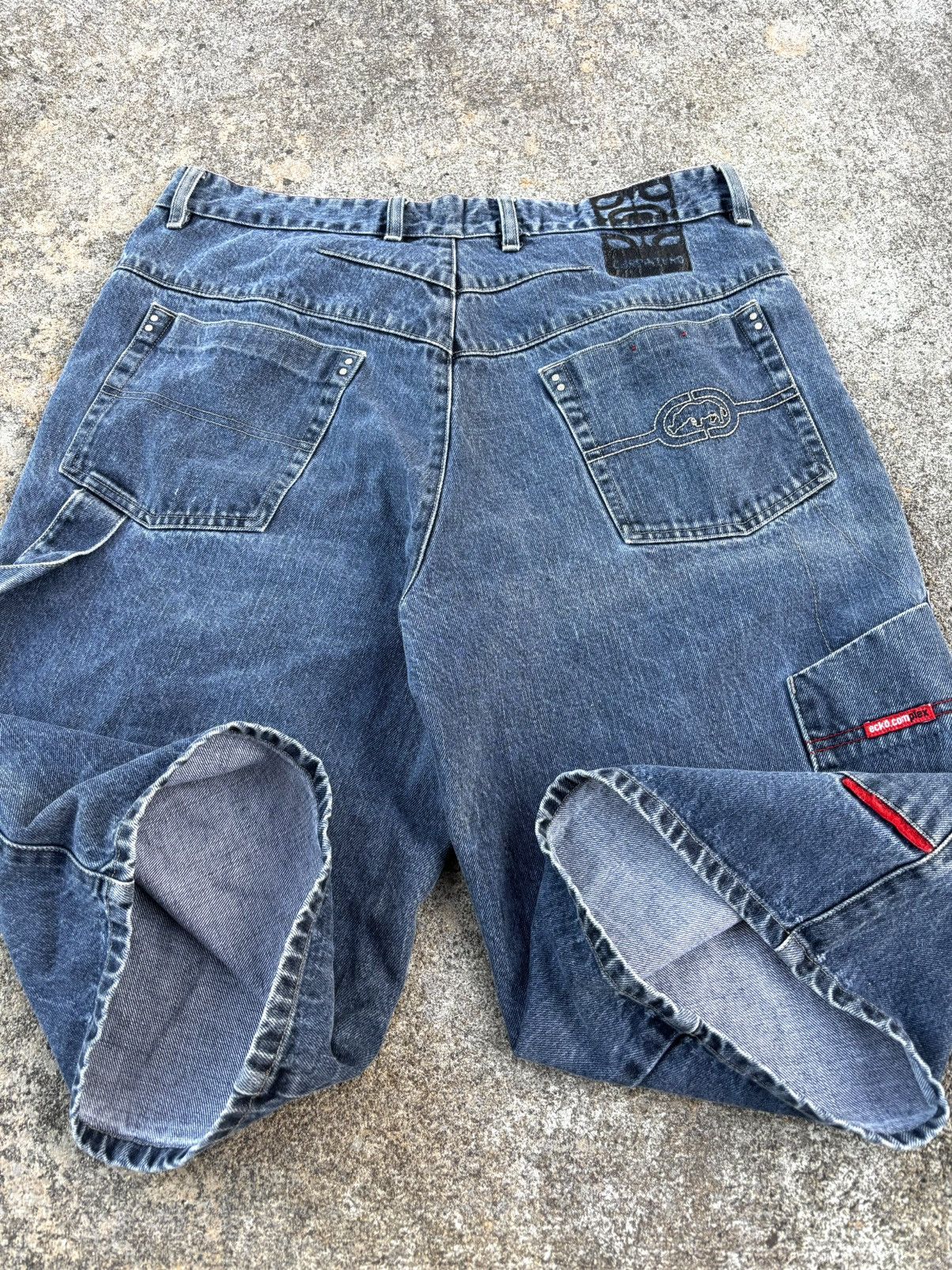 Ecko Unltd. Vintage ECKO Skateboard Shorts JEANS Size US 35 - 8 Thumbnail