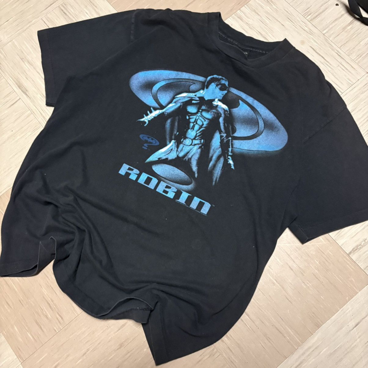 Giant 1995 Batman Robin Tee Giant Tag DC Comics Size US XL / EU 56 / 4 - 1 Thumbnail