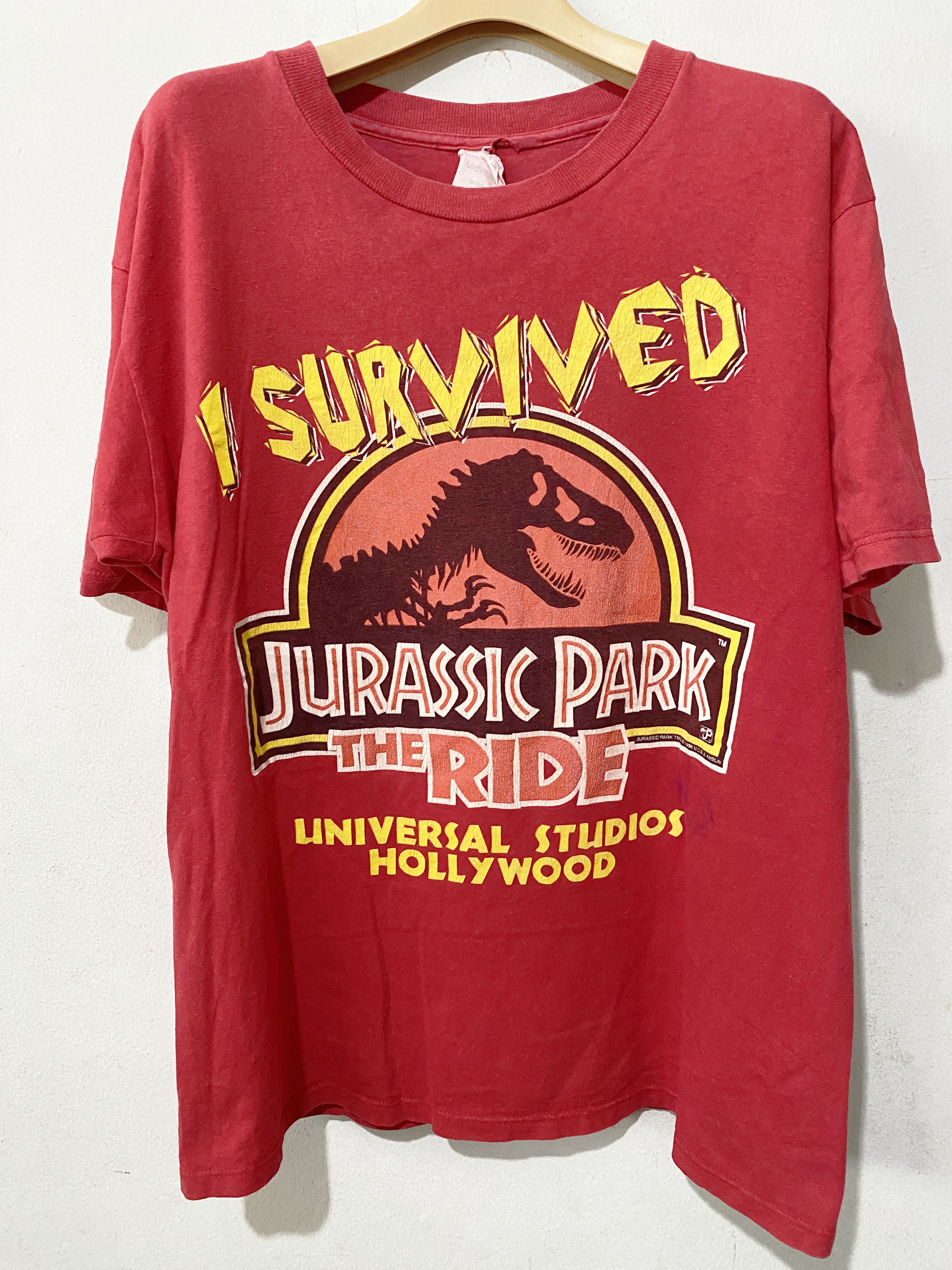 Universal Studios × Vintage Vintage 90s Jurassic Park Shirt Size US L / EU 52-54 / 3 - 1 Thumbnail