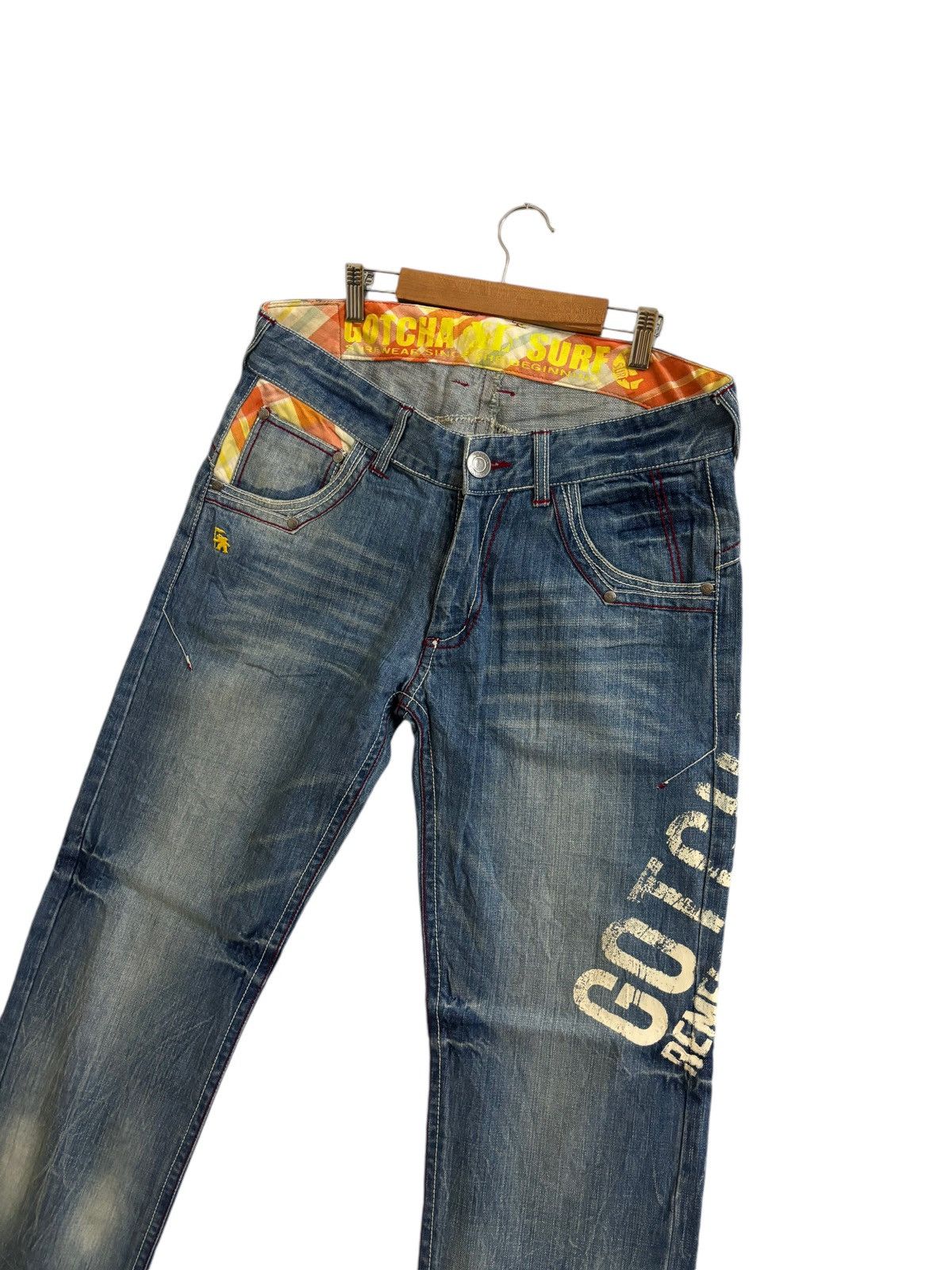 Vintage VINTAGE GOTCHA JEANS SIZE 35 Size US 35 - 5 Thumbnail