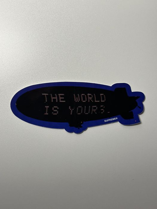 Supreme Supreme Scarface Blimp Sticker | Grailed