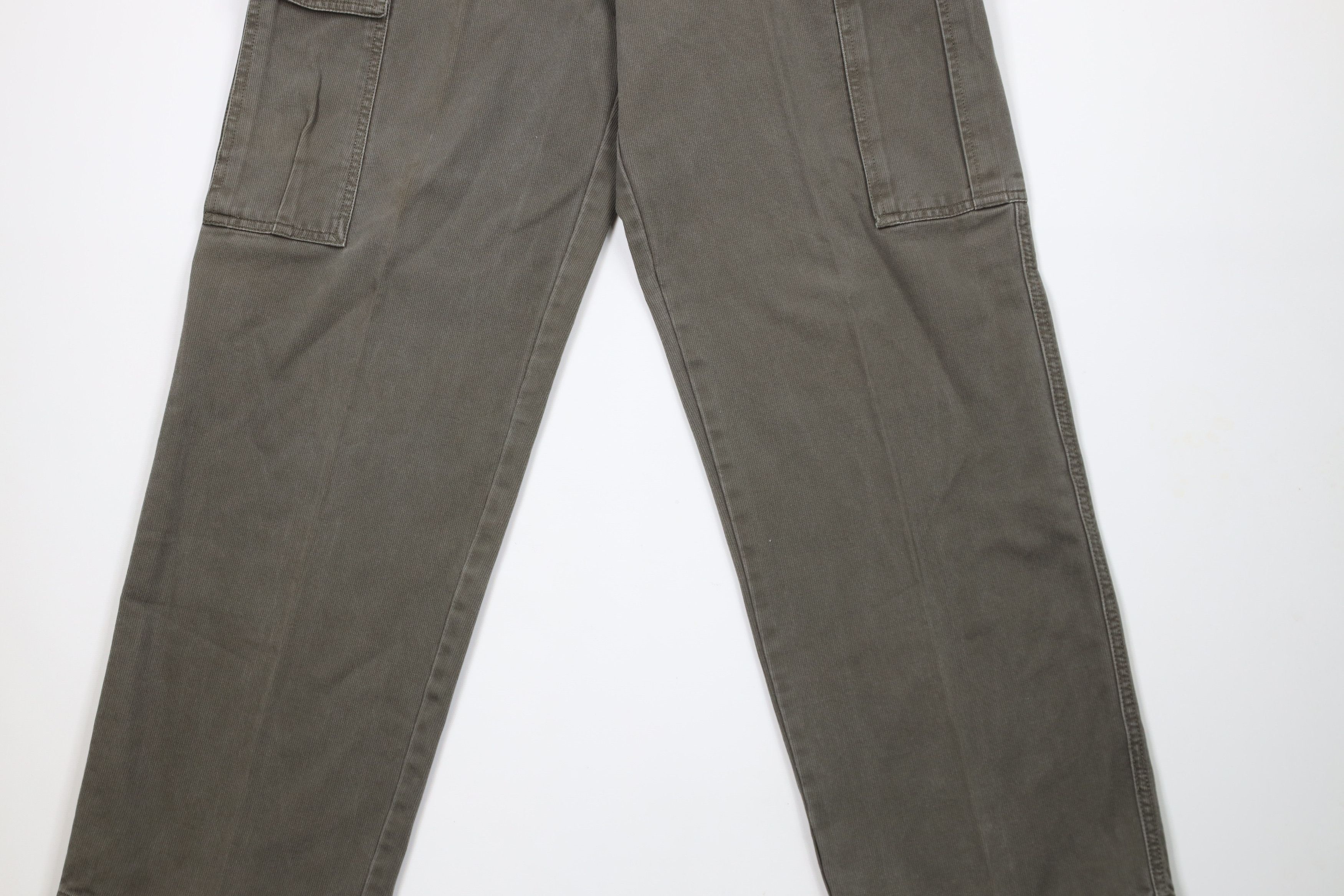 Vintage Vintage 90s Y2K Streetwear Whipcord Wide Leg Cargo Pants Size US 30 / EU 46 - 3 Thumbnail