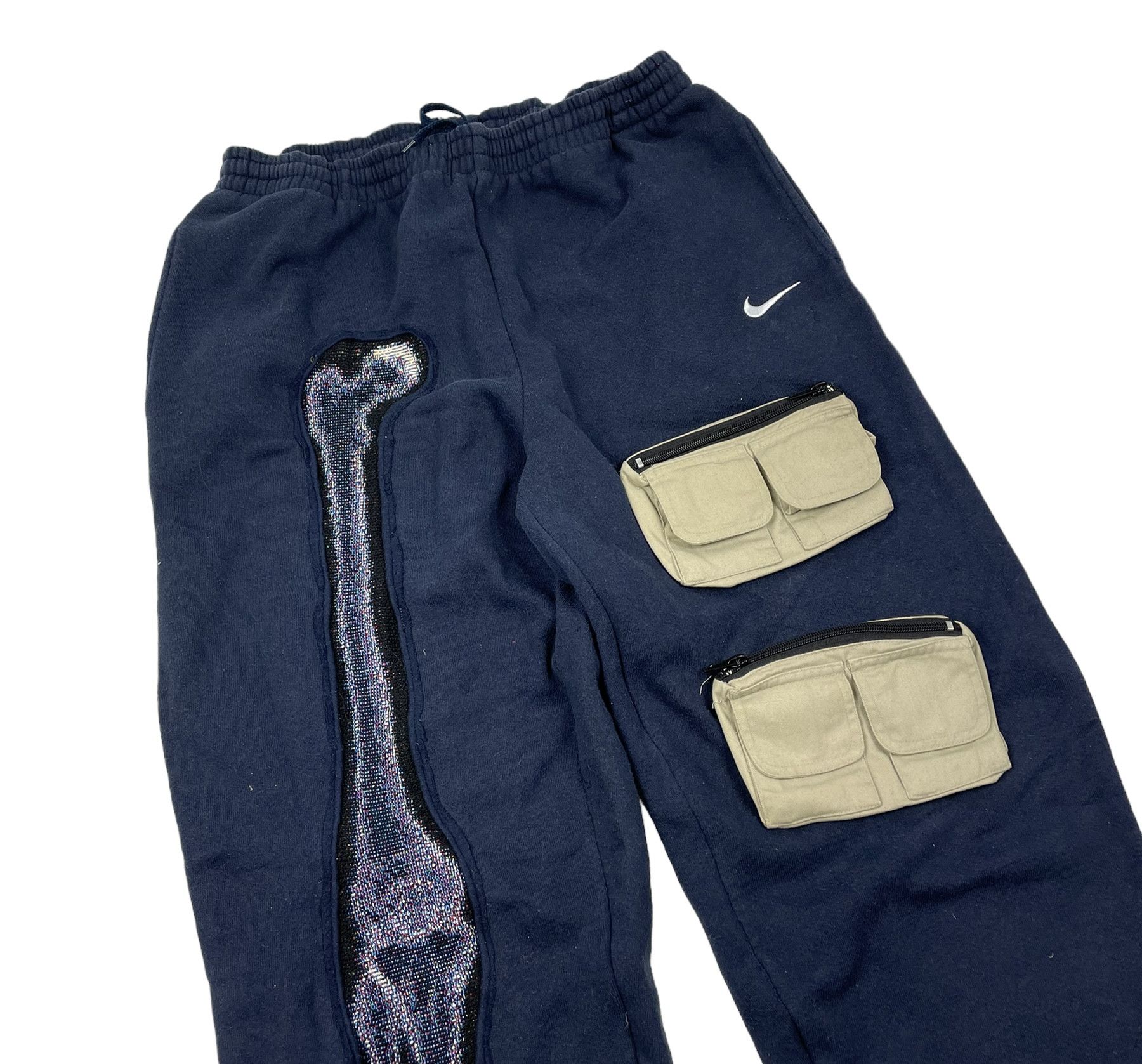 Nike Archive custom Nike reworked skeleton pants Size US 32 / EU 48 - 3 Thumbnail
