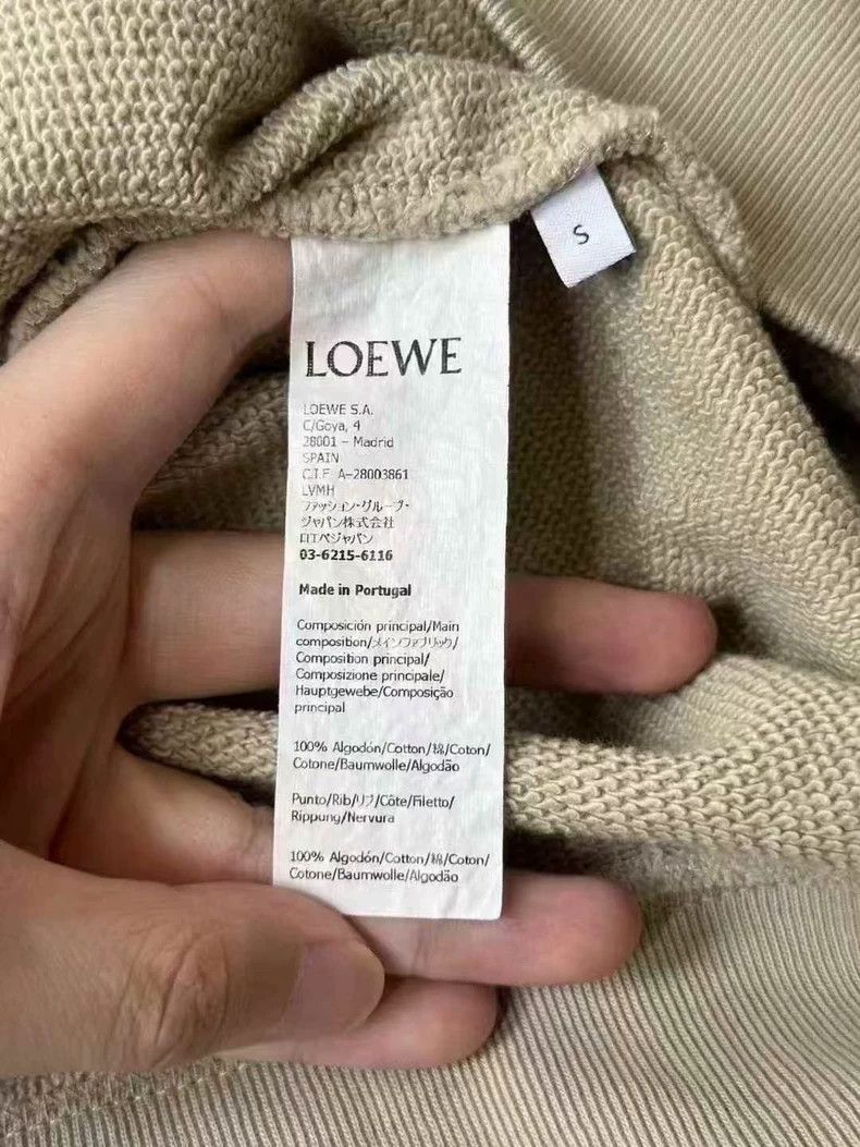 Loewe LOEWE Gray, white and blue rock hoodie Size S / US 4 / IT 40 - 3 Thumbnail