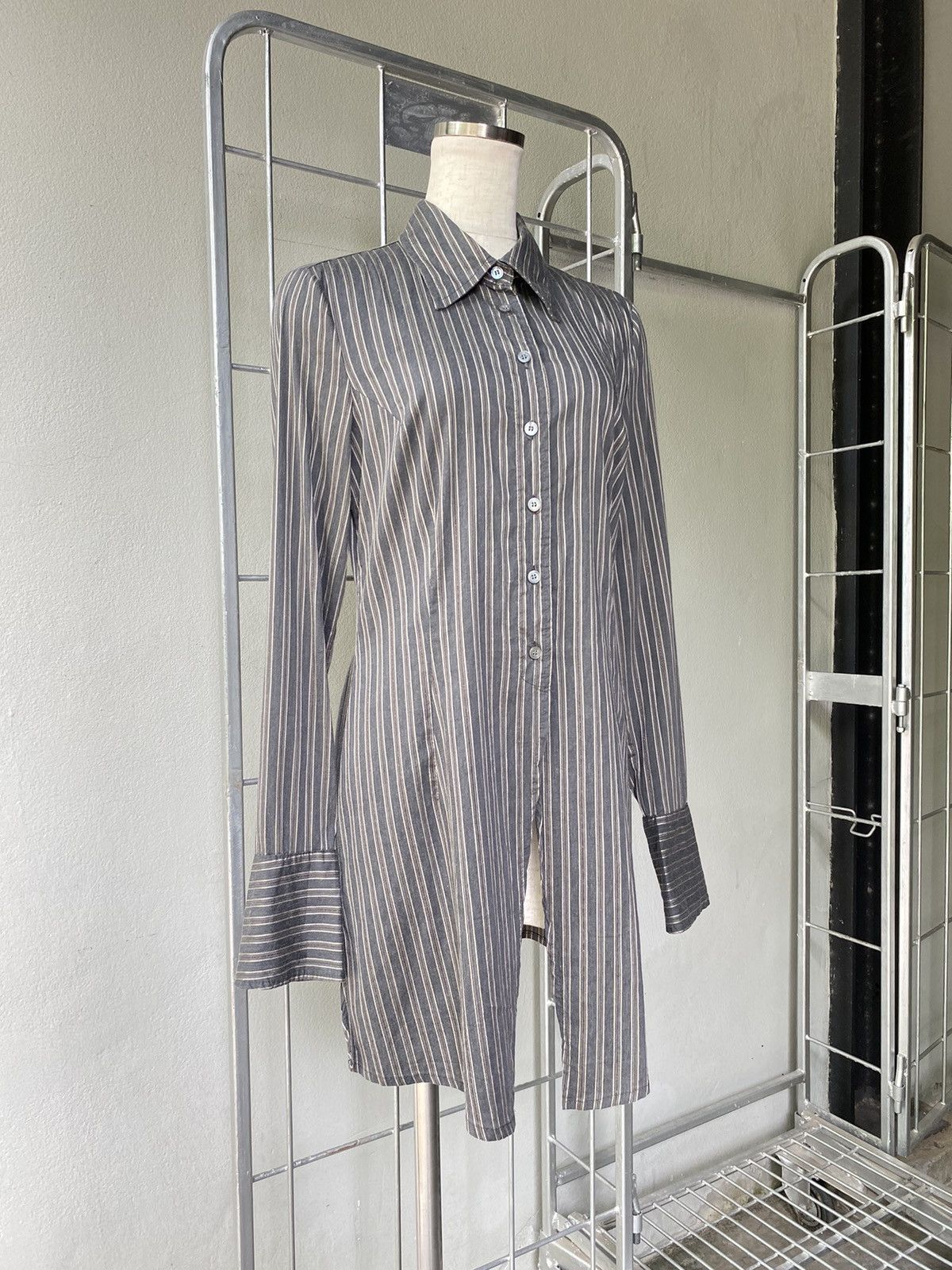 Transit Transit vintage striped long shirt Size XS / US 0-2 / IT 36-38 - 5 Thumbnail