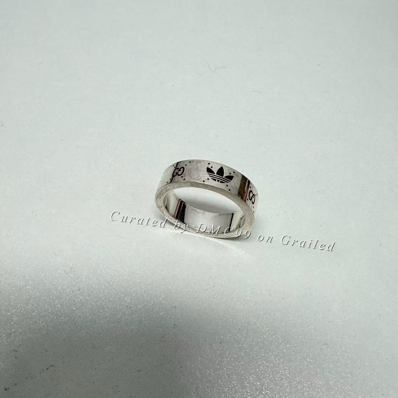 Gucci Gucci x Adidas 925 Silver Ring Size ONE SIZE - 1 Thumbnail