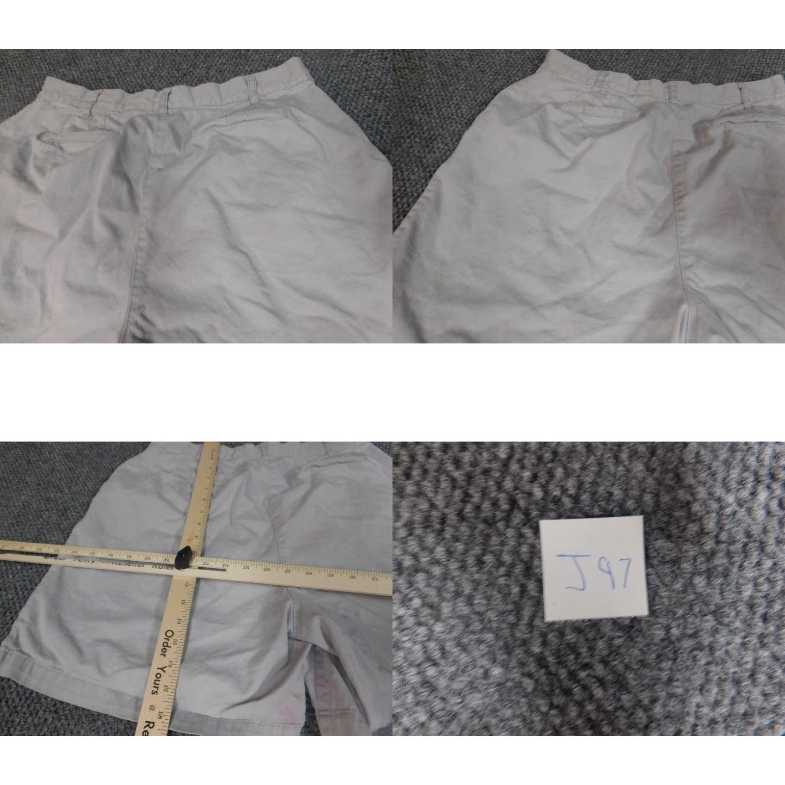 Bill Blass Bill Blass Womens Shorts 14 Chino Purple Flat Front Zip Casual Summer Classic Stretch Mens? Womens Size 24" / US 00 / IT 34 - 9 Thumbnail