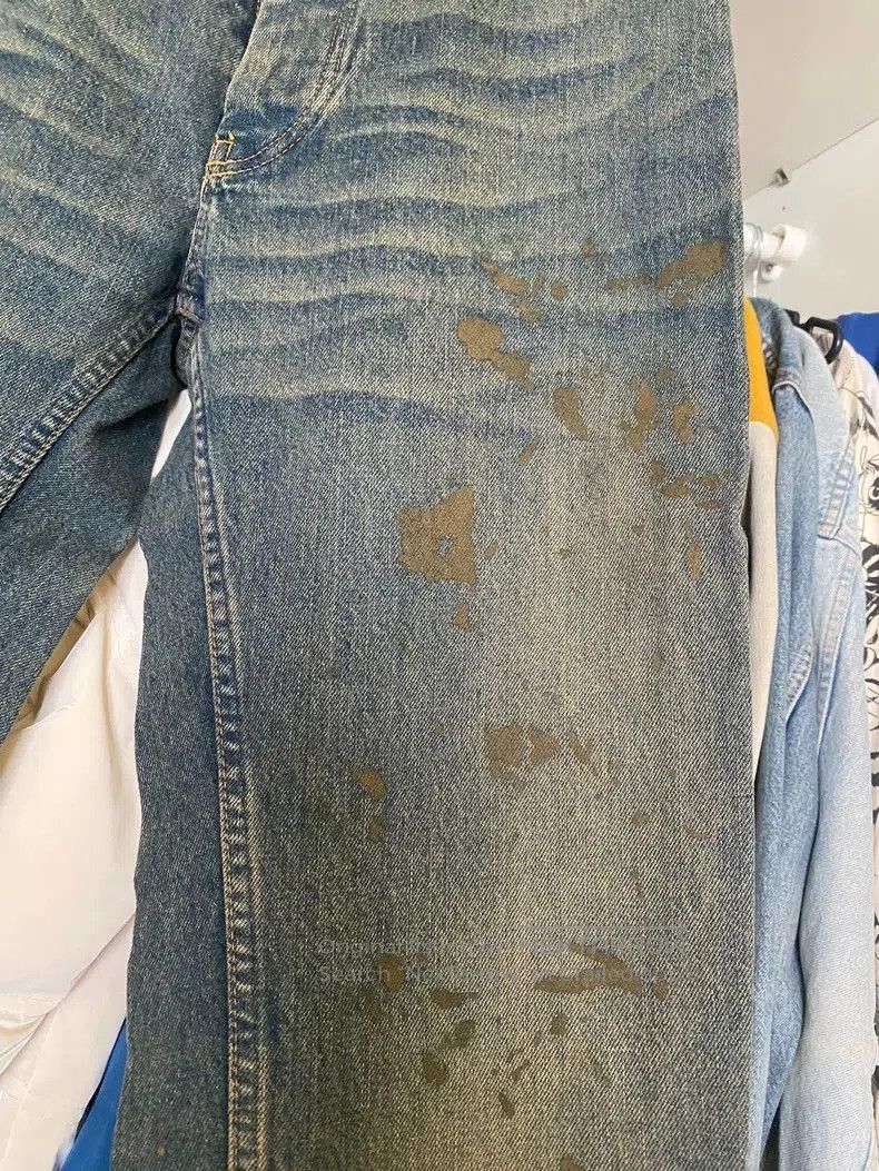 Helmut Lang Helmut lang Mud-dyed splash-ink jeans. Size US 32 / EU 48 - 3 Thumbnail