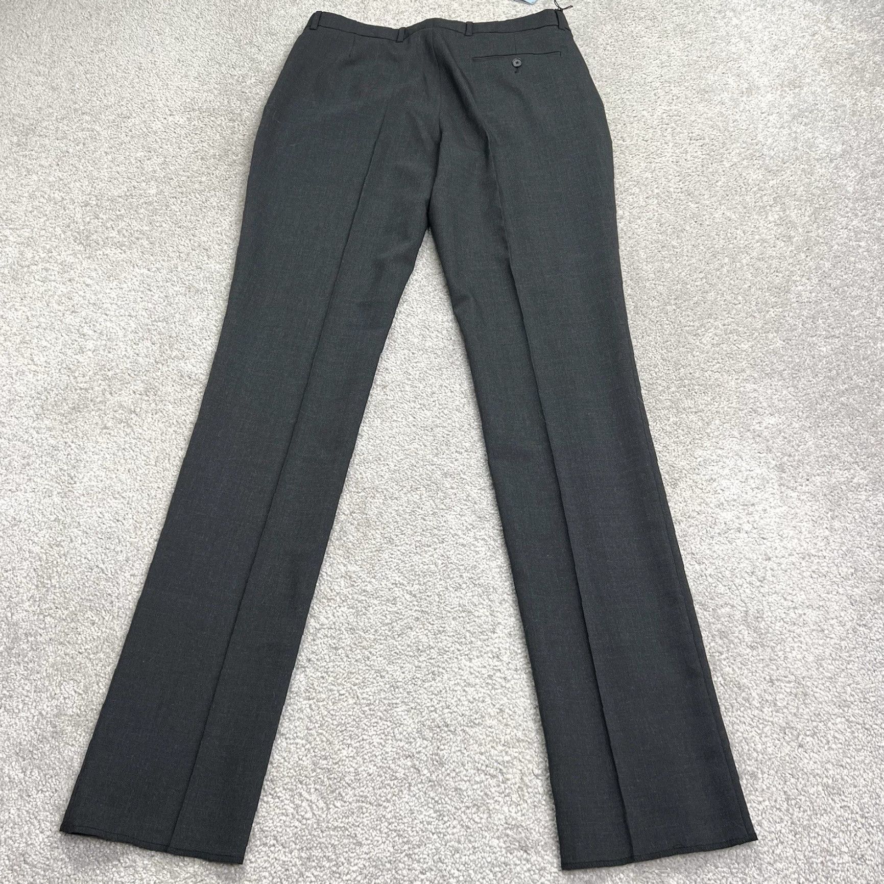 Vintage Rohan Trousers Mens 34 Charcoal Gray Wool Blend Dress Casual Envoy NWT Pockets Stretch Trousers Baggy? Size US 34 / EU 50 - 6 Thumbnail