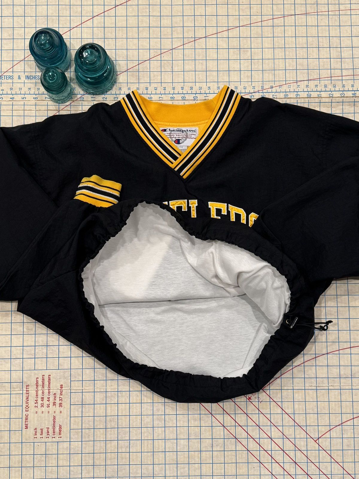 Champion Champion Pittsburg Steelers Pull Over Jacket Men Size XL Blk Size US XL / EU 56 / 4 - 6 Thumbnail