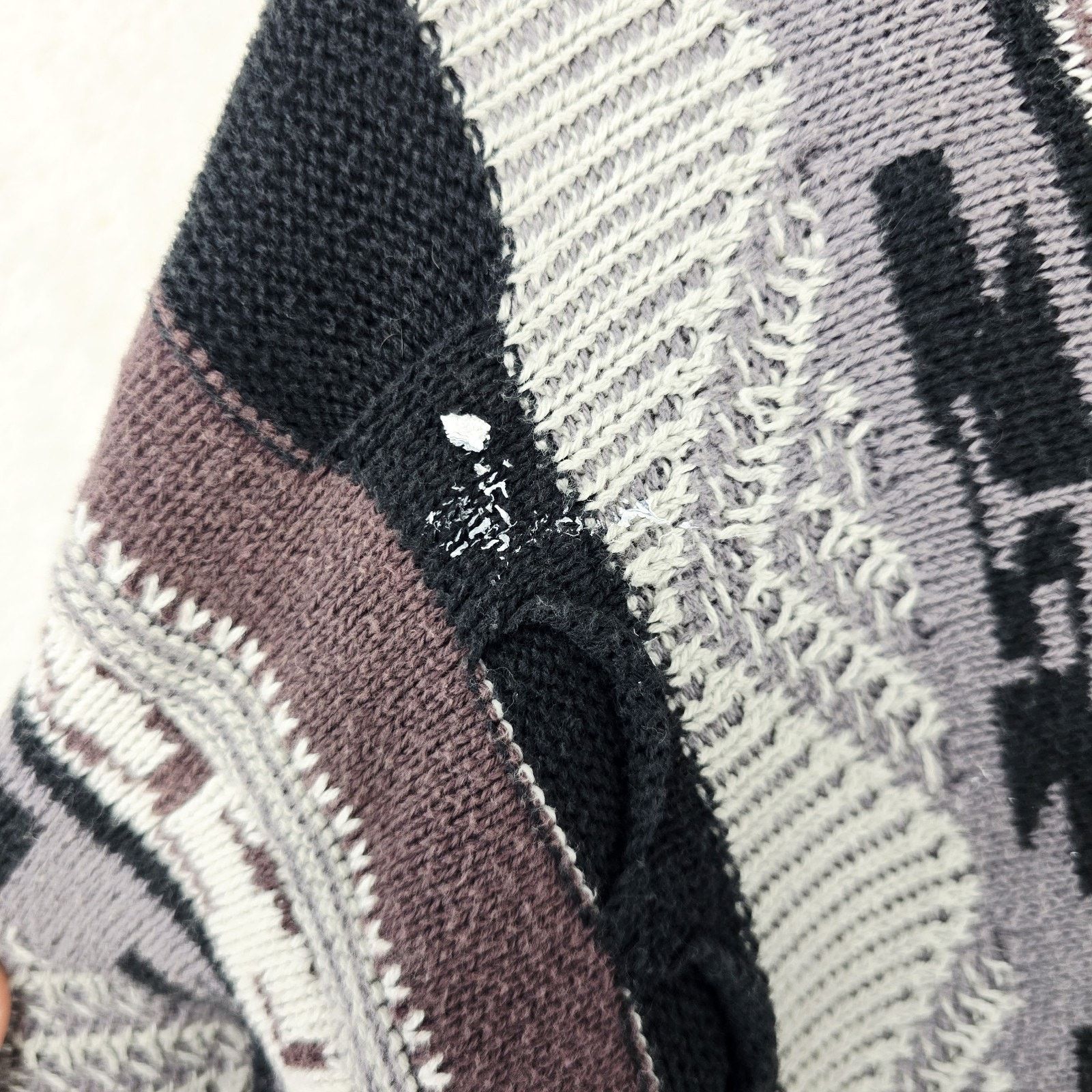 Zara Vintage Zara Mens XL 3D Knit Textured Coogi Style Sweater Size US XL / EU 56 / 4 - 3 Thumbnail