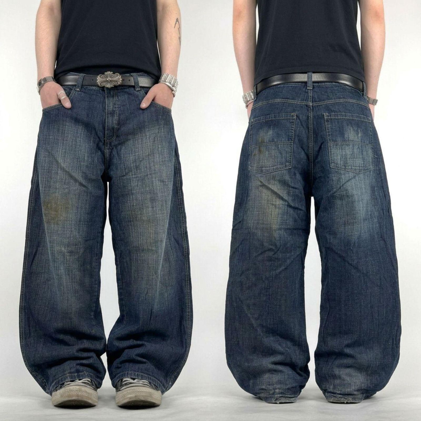 Y2k Diesel Light Wash jeans - grunge diesel fade denim pants y2k