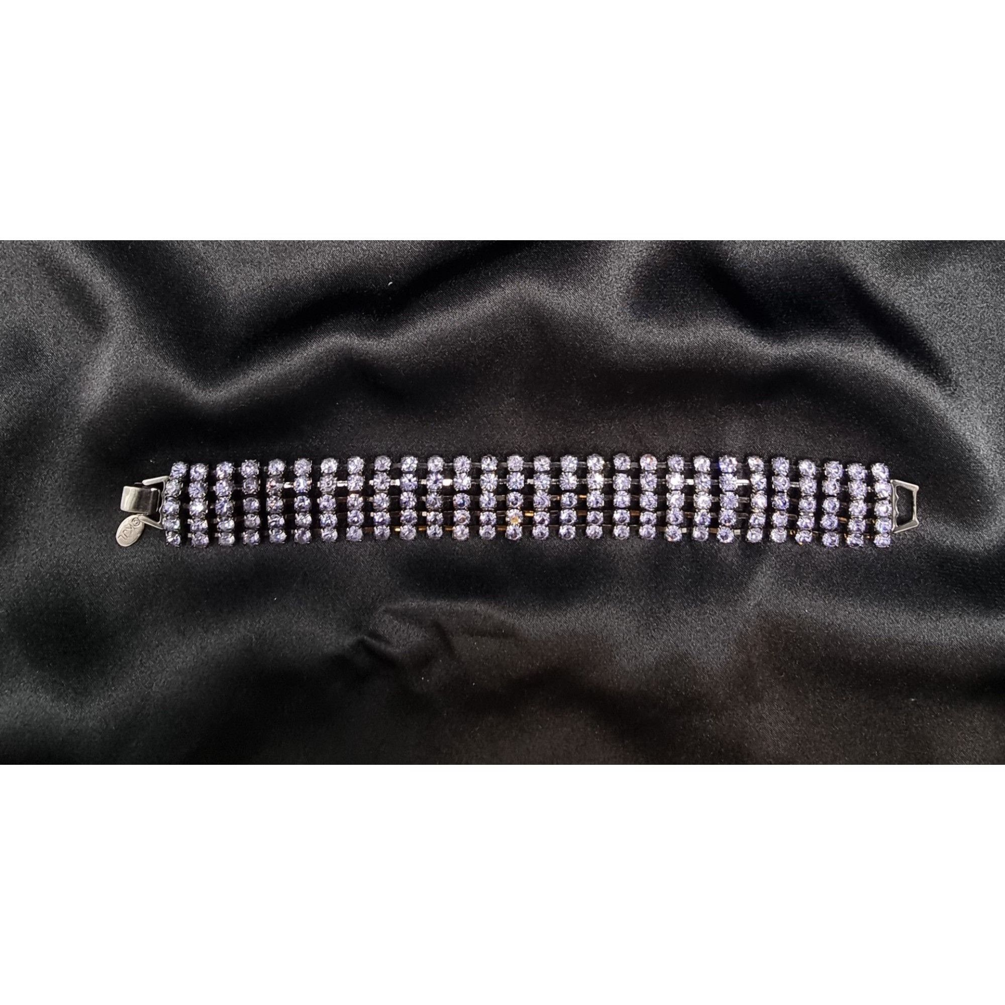 Kenneth Jay Lane Vintage KJL Kenneth Jay Lane Rhinestone Bracelet Late 90s Size ONE SIZE - 3 Thumbnail