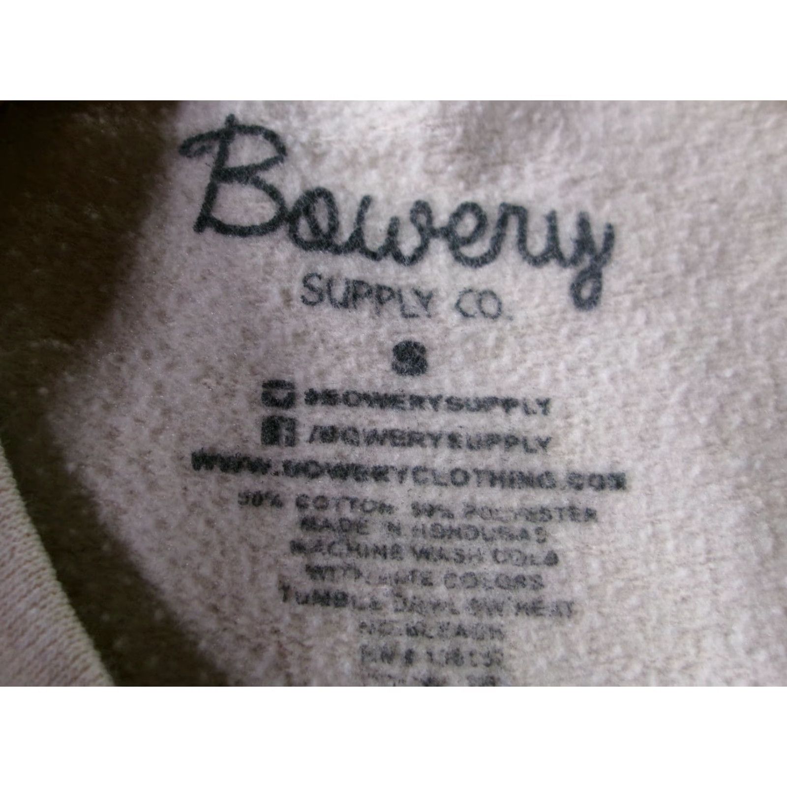 Vintage Bowery Supply Co Sweatshirt Womens S Crewneck Mushroom Graphic Front Back Size S / US 4 / IT 40 - 7 Thumbnail