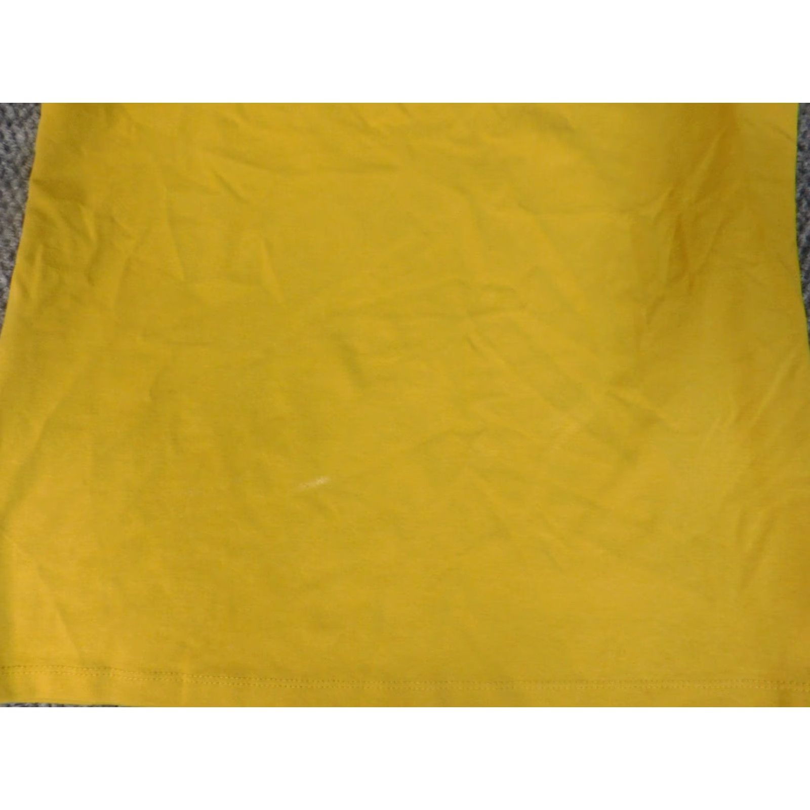 Ann Taylor Ann Taylor Loft Blouse Women M Yellow Round Neck Short Sleeve Pullover Cotton Stretch Casual Regular Clothing Size M / US 6-8 / IT 42-44 - 4 Thumbnail