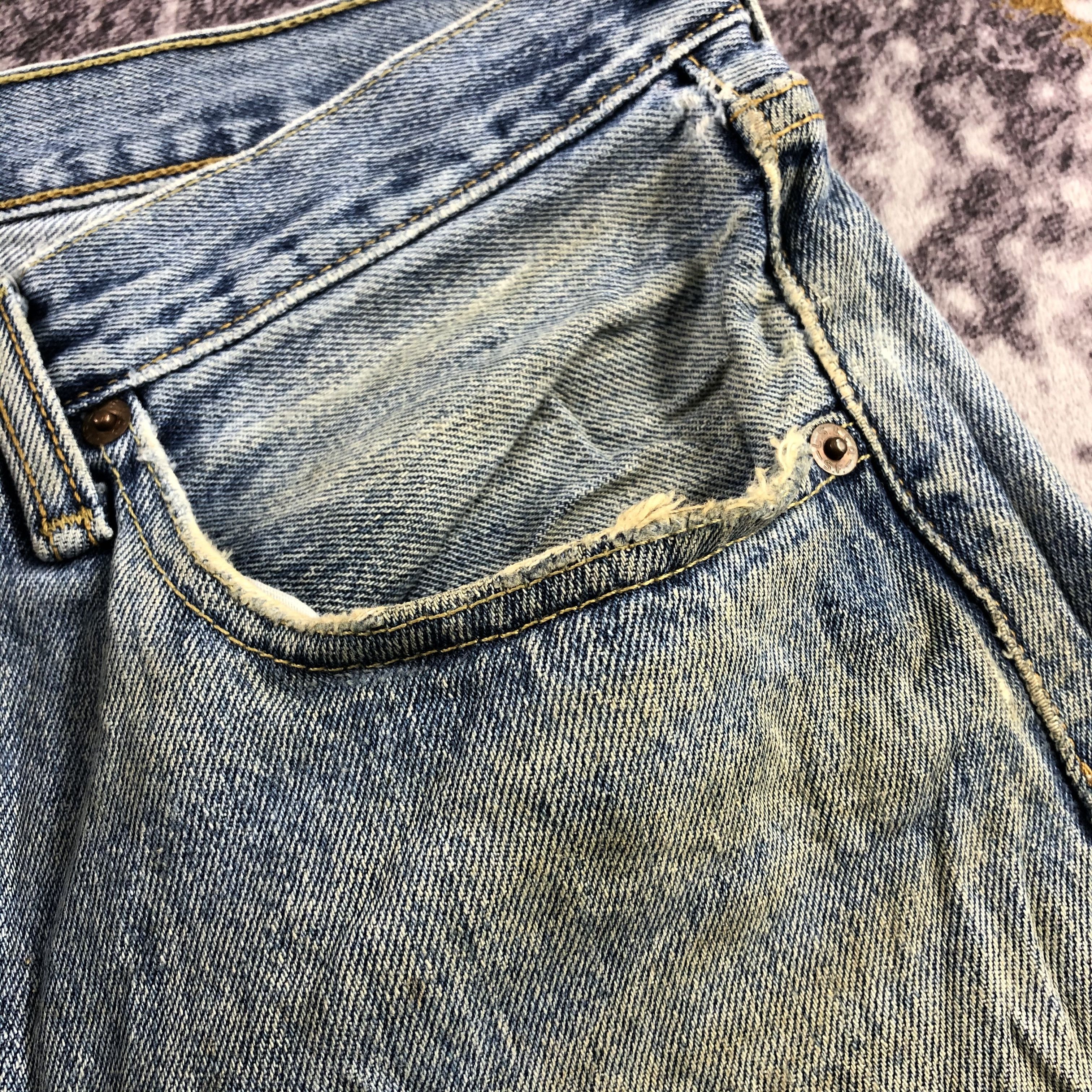 Levi's Vintage Blue Wash Levis 501 Jeans-JM2999 Size US 34 / EU 50 - 10 Thumbnail