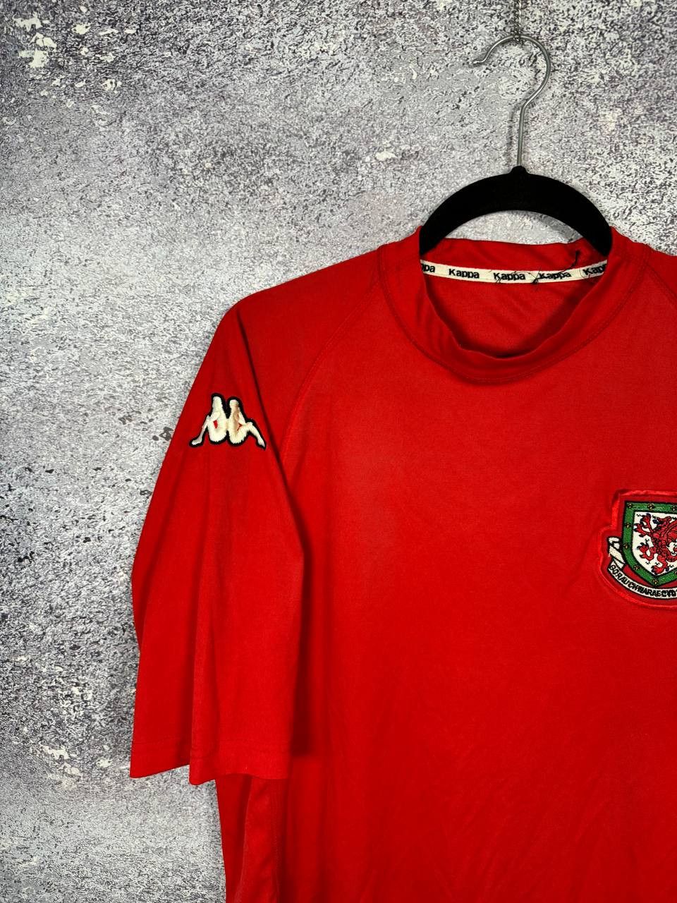 Kappa Wales National Team 2002/04 Kappa Soccer Jersey Medium Size US M / EU 48-50 / 2 - 3 Thumbnail