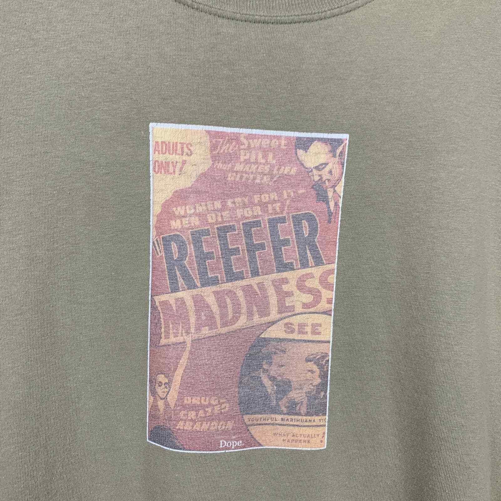 Other Vintage 90s Serial Killer Reefer Madness Olive T Shirt XL Size US XL / EU 56 / 4 - 2 Thumbnail