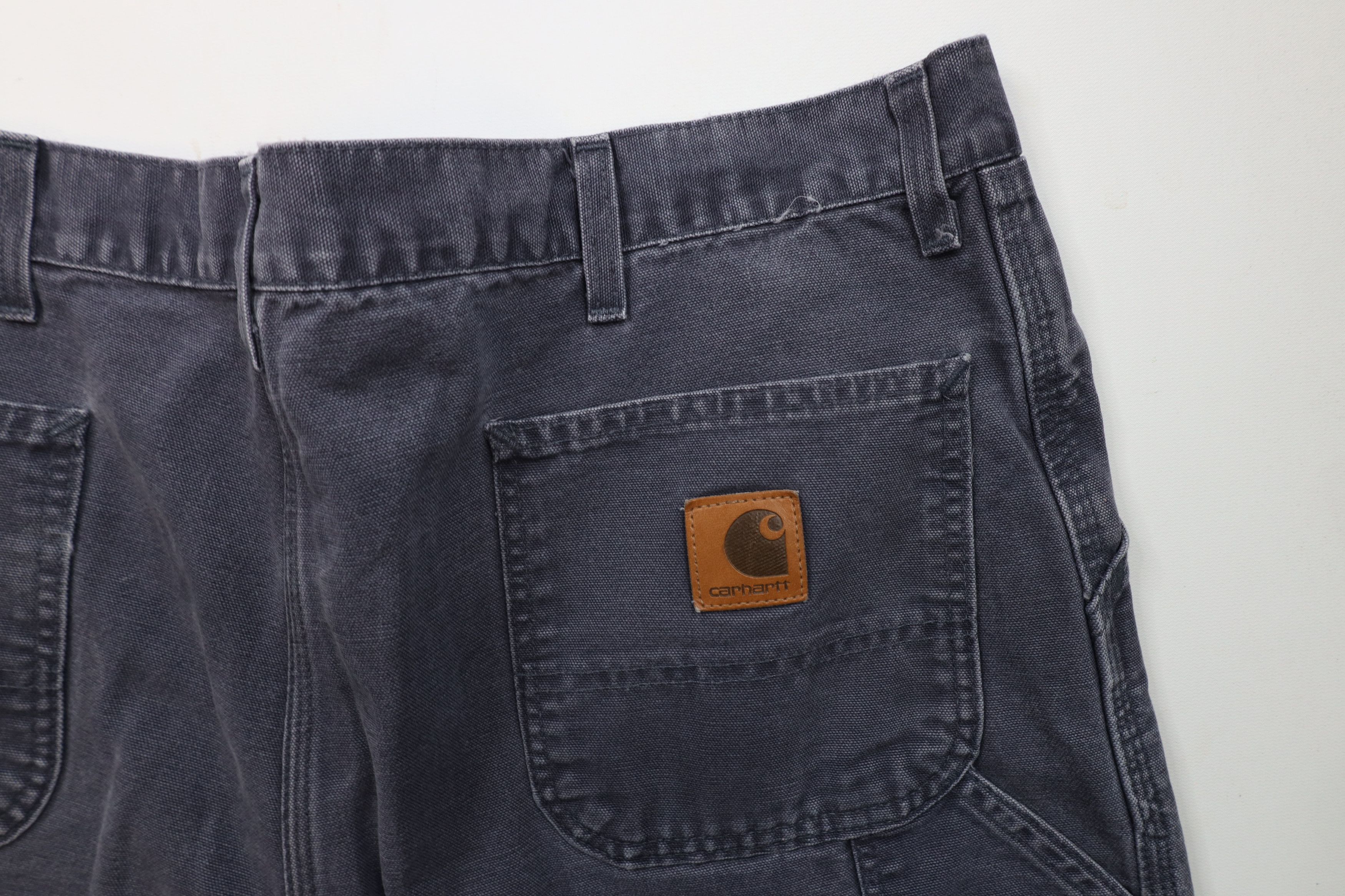 Carhartt × Vintage Vintage Y2K Carhartt Wide Leg Dungaree Pants Petrol Blue Size US 44 / EU 60 - 14 Thumbnail