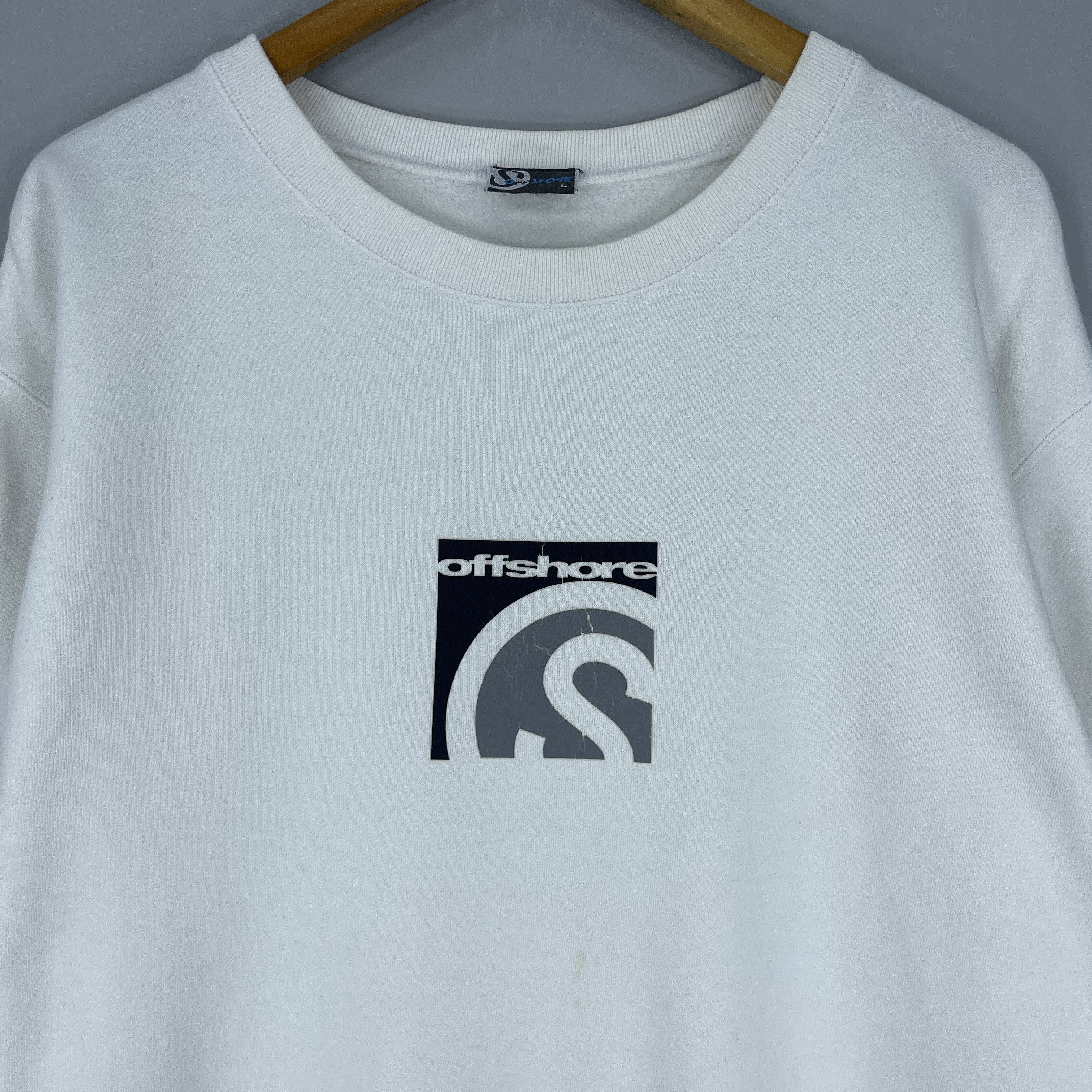 Vintage Vintage OFFSHORE Beach Surfing Big Logo Printed Sweatshirt Size US L / EU 52-54 / 3 - 2 Thumbnail