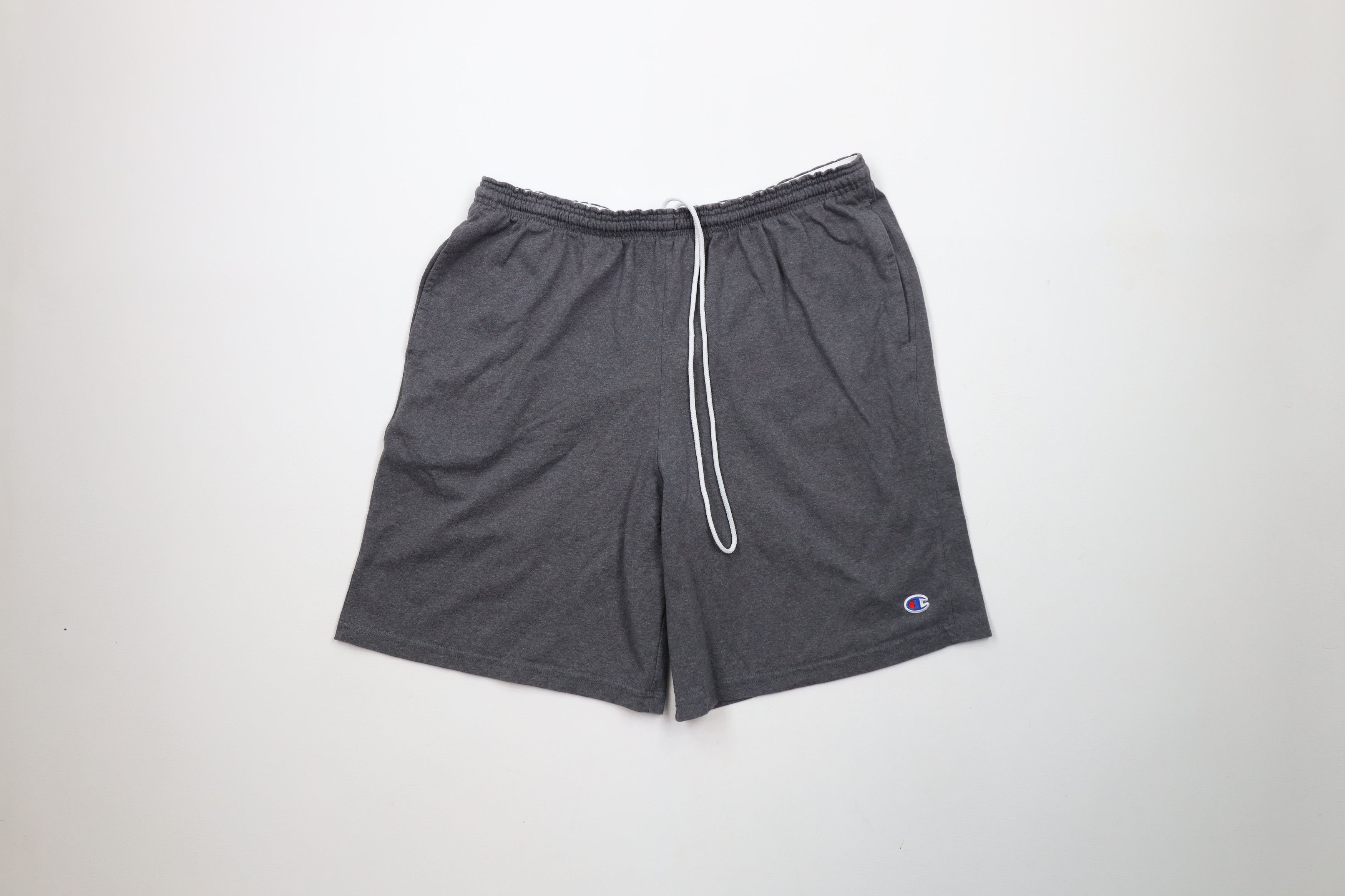Champion × Vintage Vintage Y2K Champion Classic Logo Above Knee Shorts Gray Size US 36 / EU 52 - 1 Thumbnail