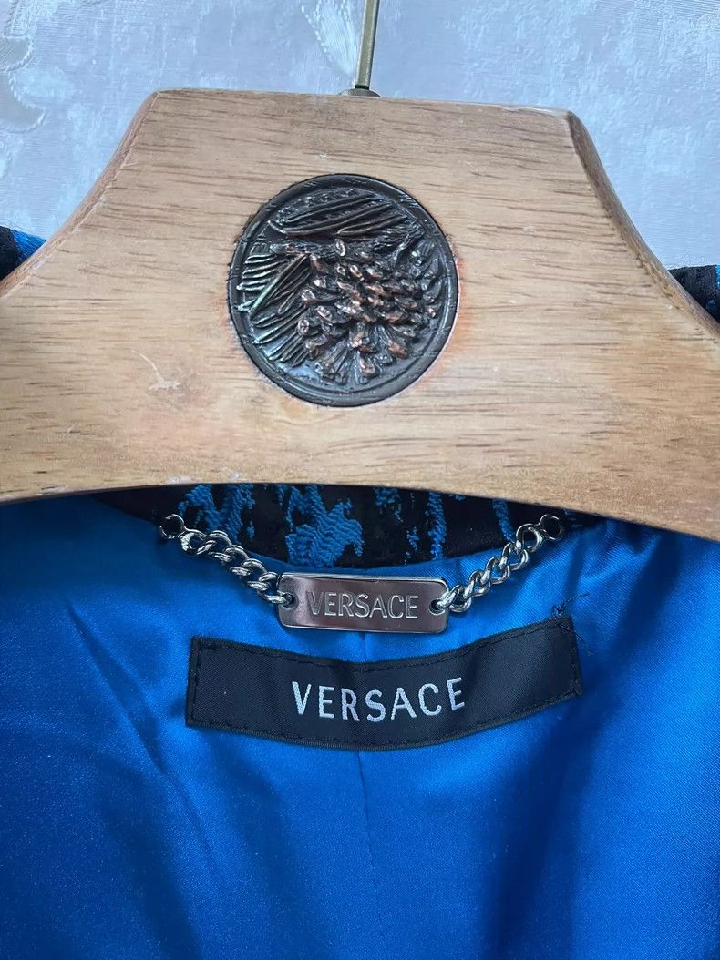 Versace Versace Meteor series wool coat jacket Size S / US 4 / IT 40 - 3 Thumbnail