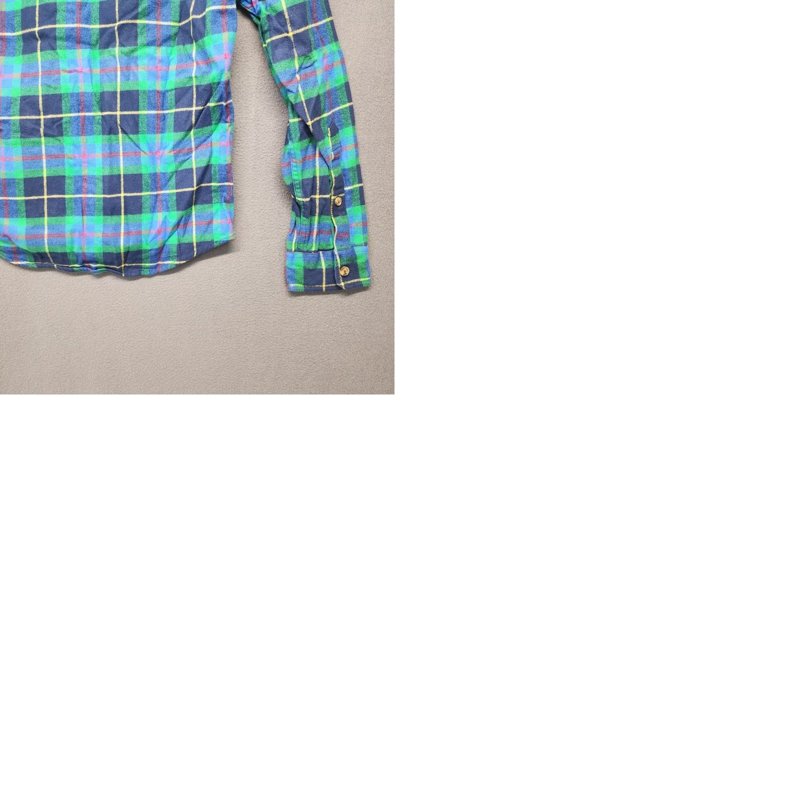 Abercrombie & Fitch Abercrombie & Fitch Shirt Mens Small Blue Plaid Flannel Long Sleeve Button Up Size US S / EU 44-46 / 1 - 9 Thumbnail