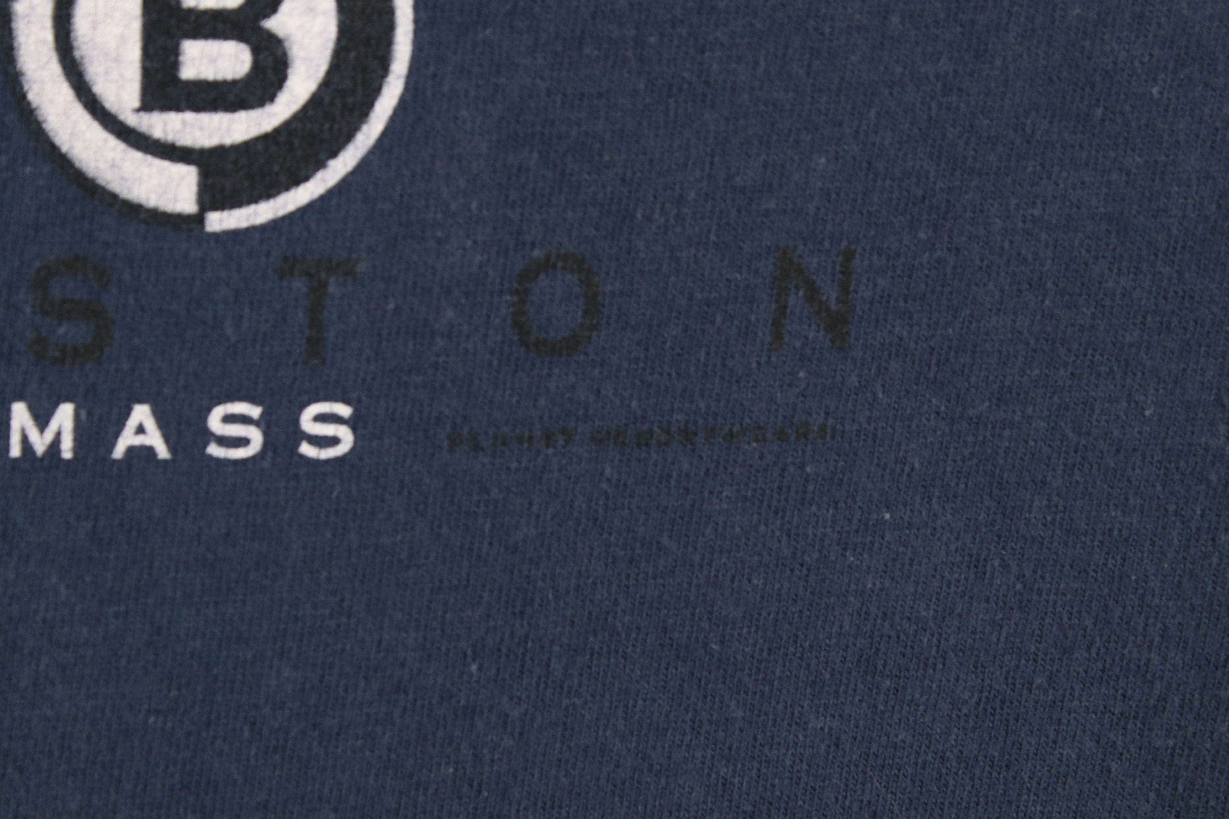 Vintage Vintage 90s Y2K Streetwear Spell Boston Mass T-Shirt Blue Size US L / EU 52-54 / 3 - 5 Thumbnail