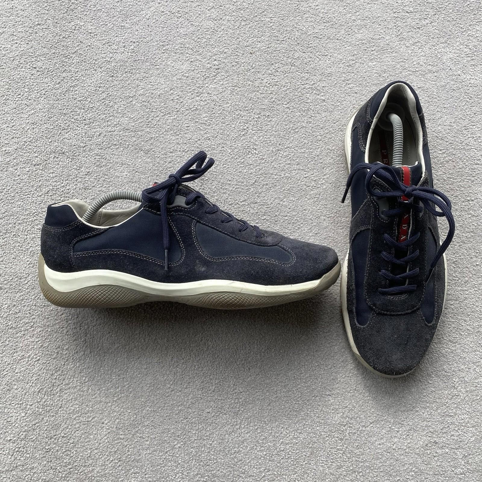 Prada Prada Navy America Cups Trainers Size UK8.5 Size US 9.5 / EU 42-43 - 1 Thumbnail
