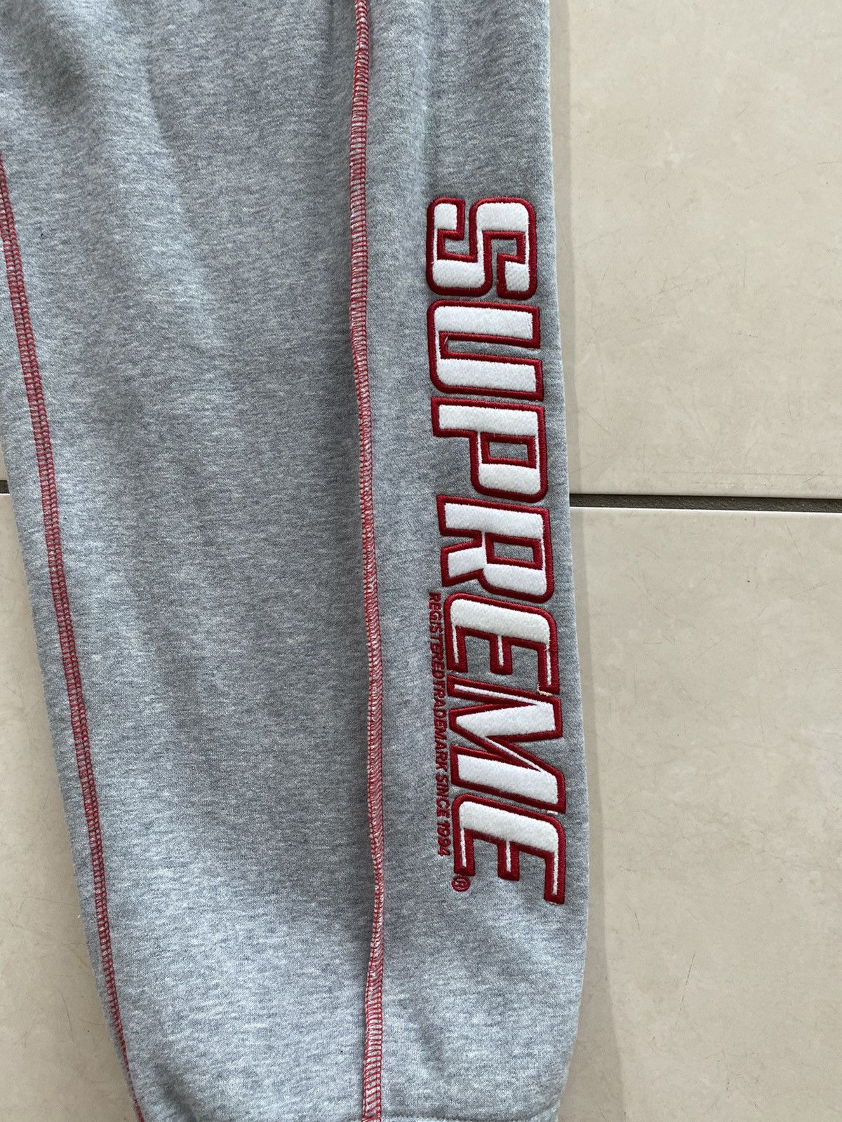 Supreme Supreme Coverstitch Tracksuit - Sweatpants - XL | Grailed