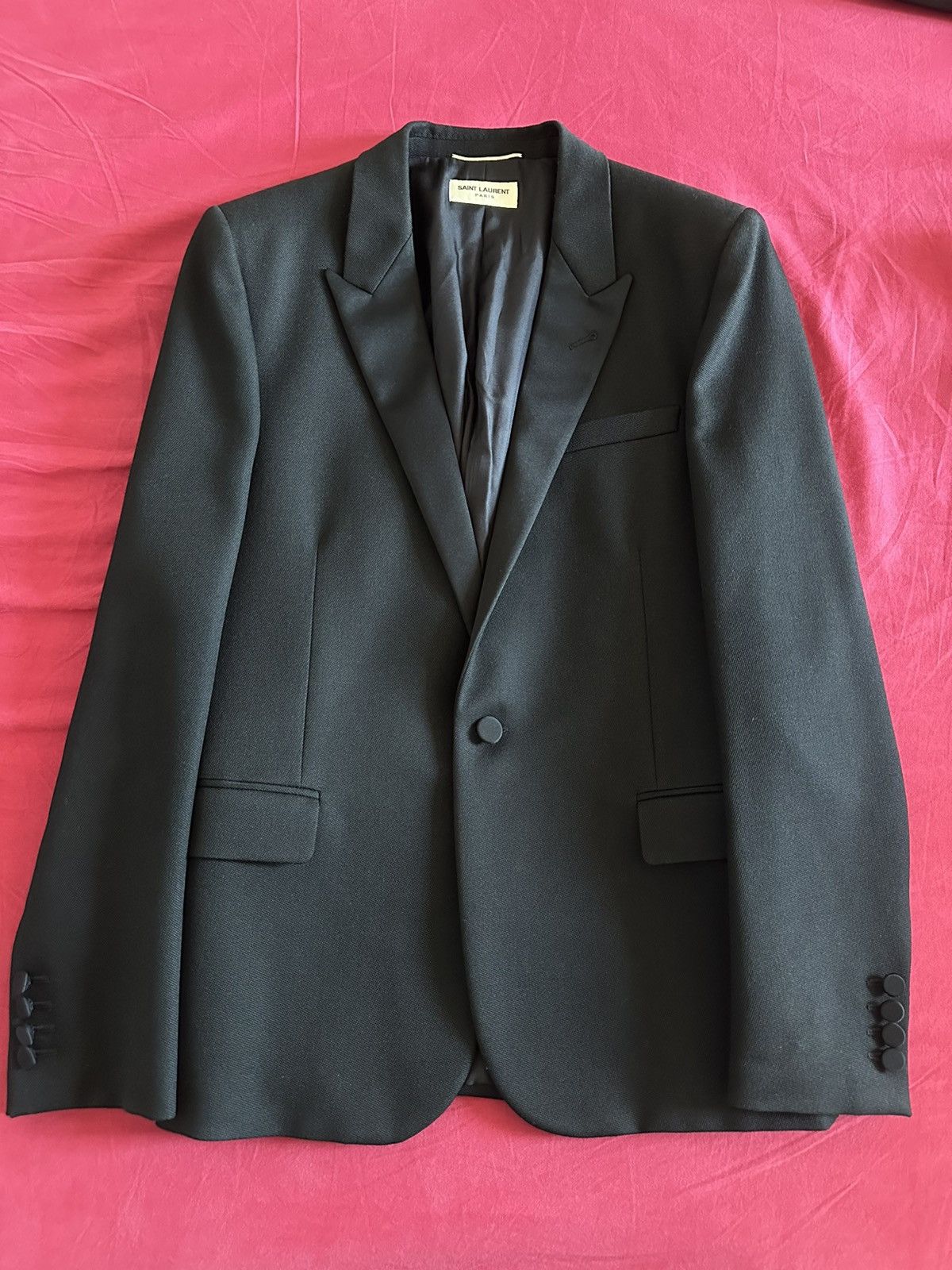 Saint Laurent Paris [52] *NEW* FW13 Le Smoking runway blazer Size 52R - 3 Thumbnail