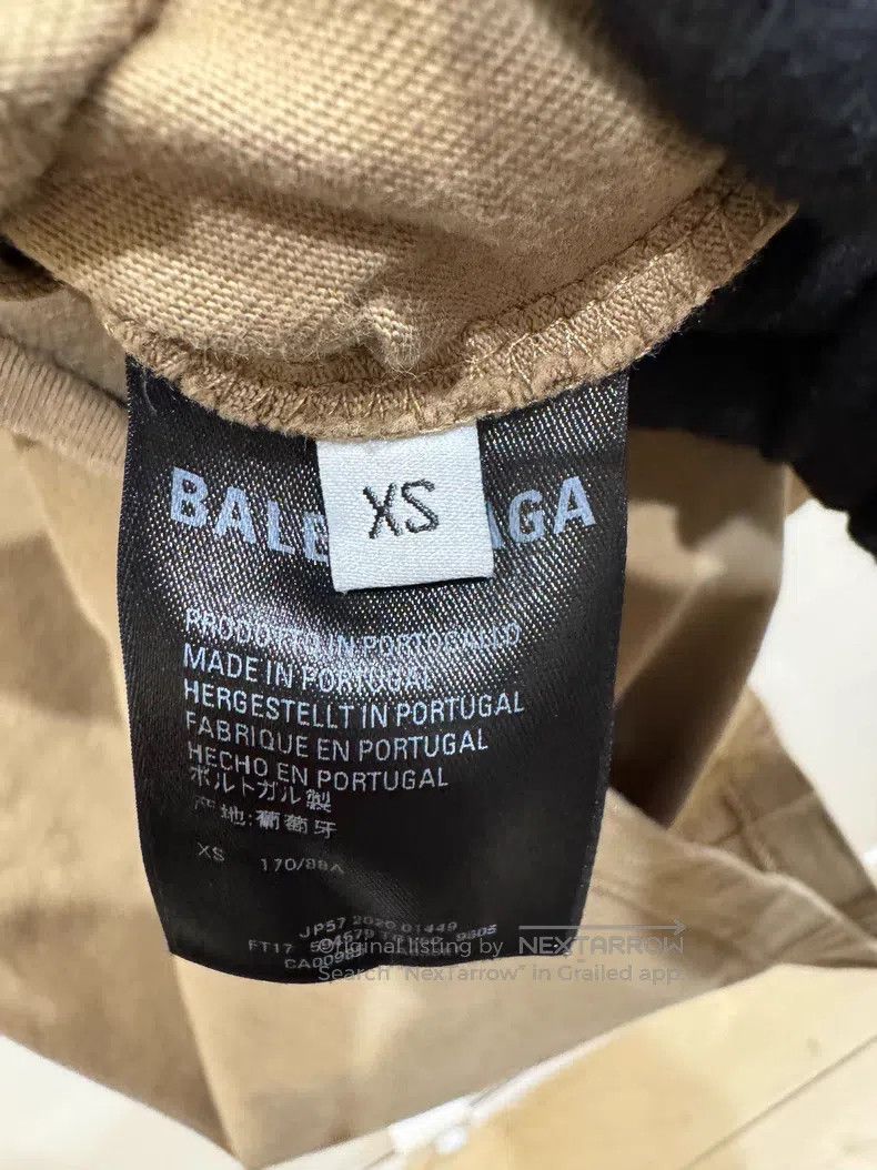Balenciaga Balenciaga Khaki crown and wheat short-sleeve Size US XS / EU 42 / 0 - 4 Thumbnail