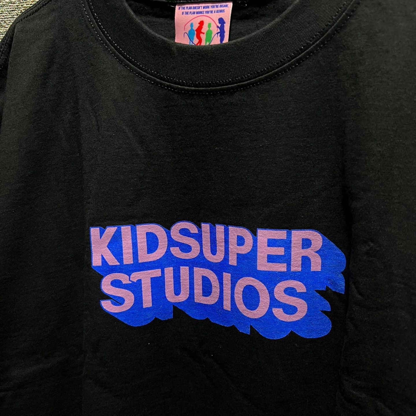 KidSuper Kid Super Logo T-Shirt Black Size US XXL / EU 58 / 5 - 2 Thumbnail