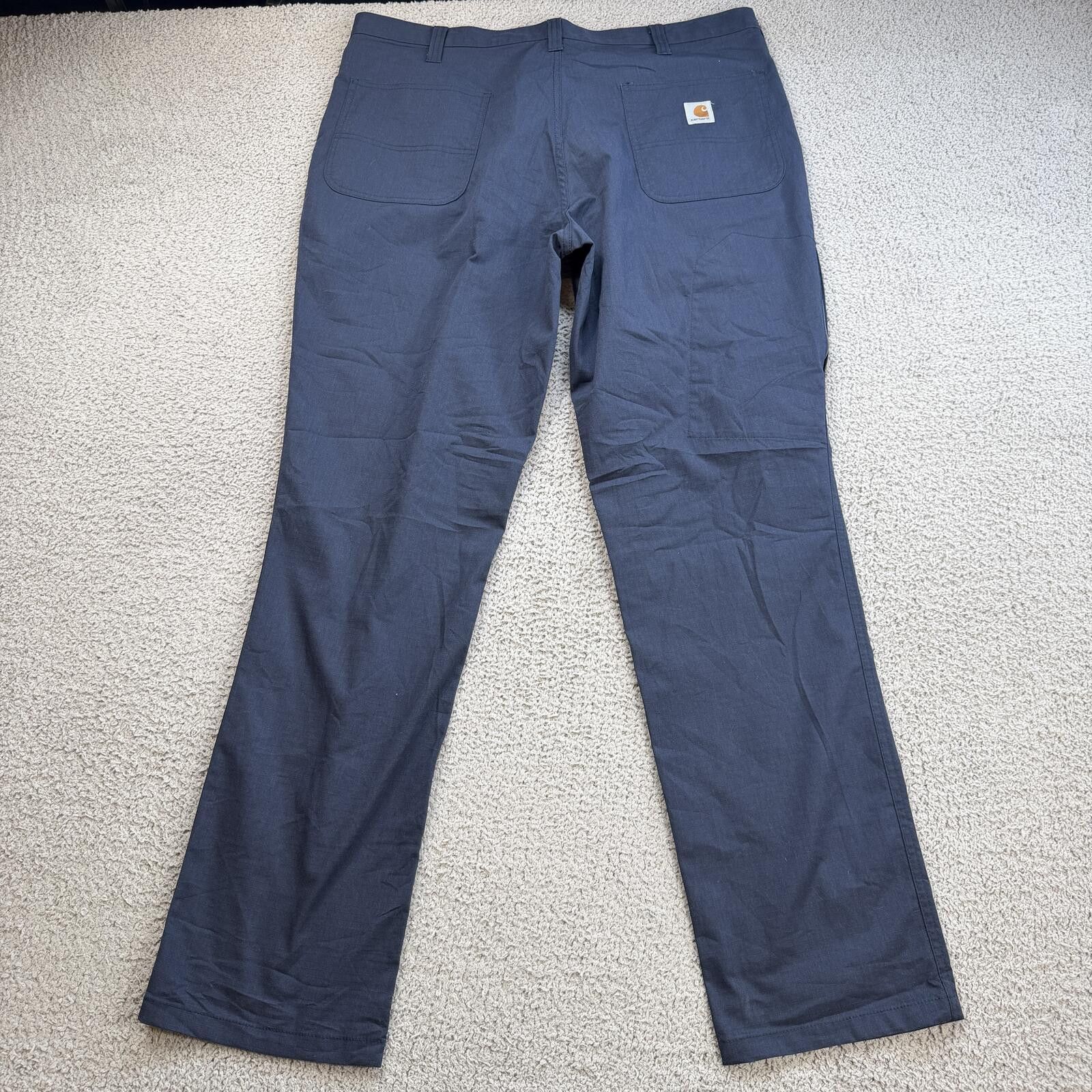 Carhartt Carhartt Relaxed Fit Work Pants Mens 36x31 Navy Utility Size US 36 / EU 52 - 2 Thumbnail