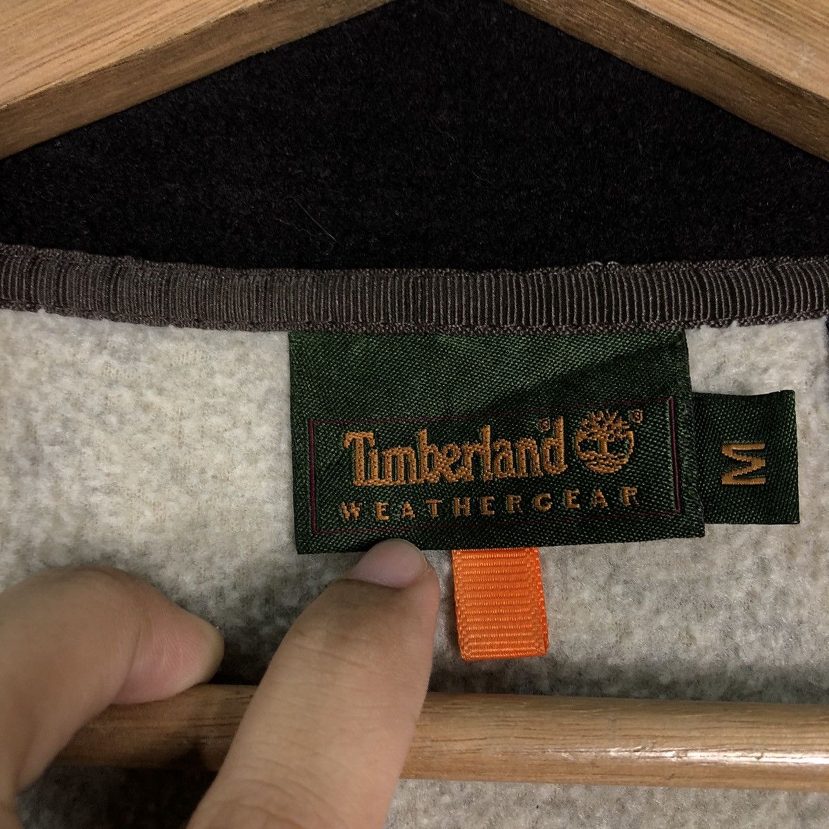 Japanese Brand 🔥Vintage Anorak Fleece Jacket Pull Over Timberland Big Logo Size US M / EU 48-50 / 2 - 19 Thumbnail