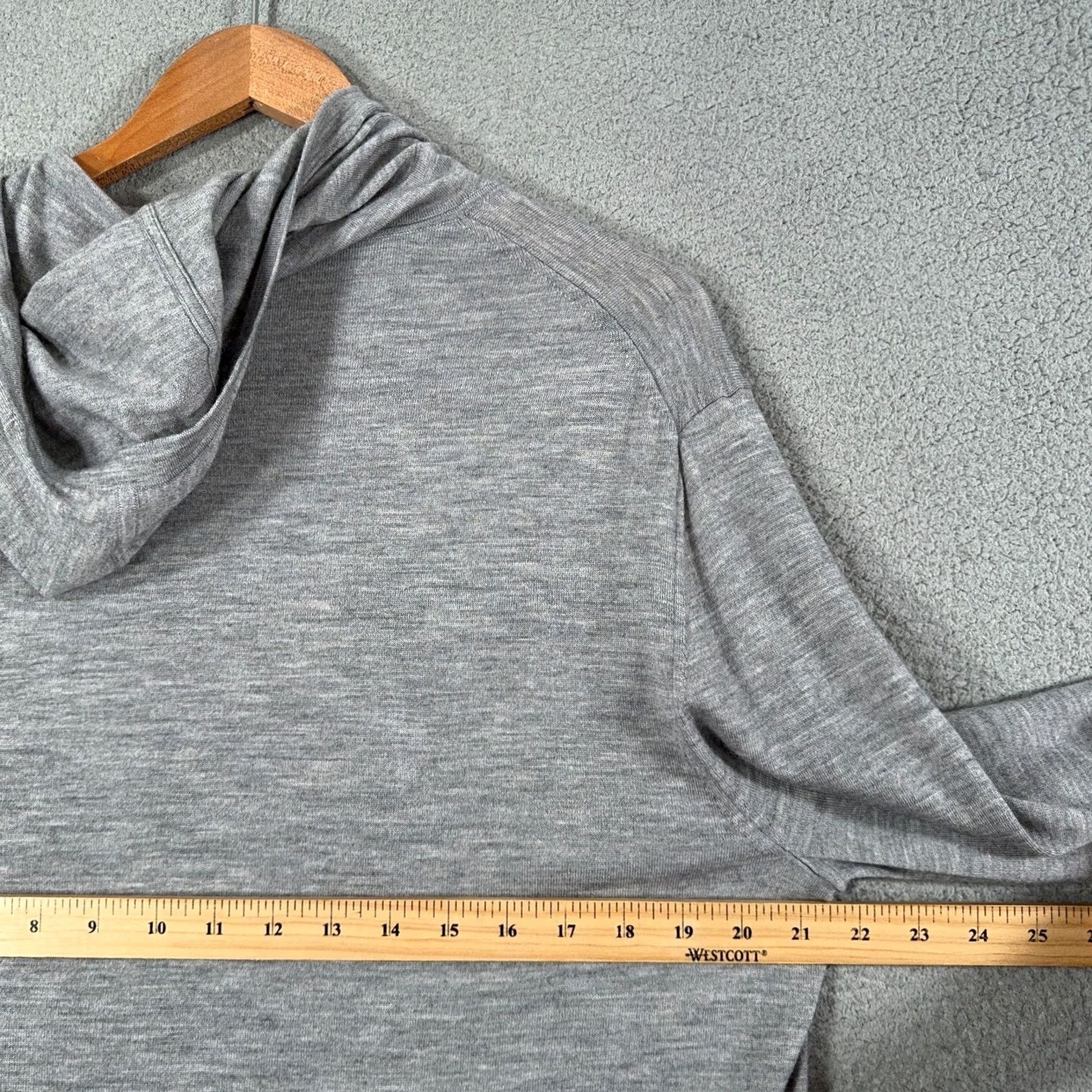 Vince Vince Hoodie Mens Large Gray Cashmere Wool Pullover Sweatshirt Sweater Size US L / EU 52-54 / 3 - 5 Thumbnail