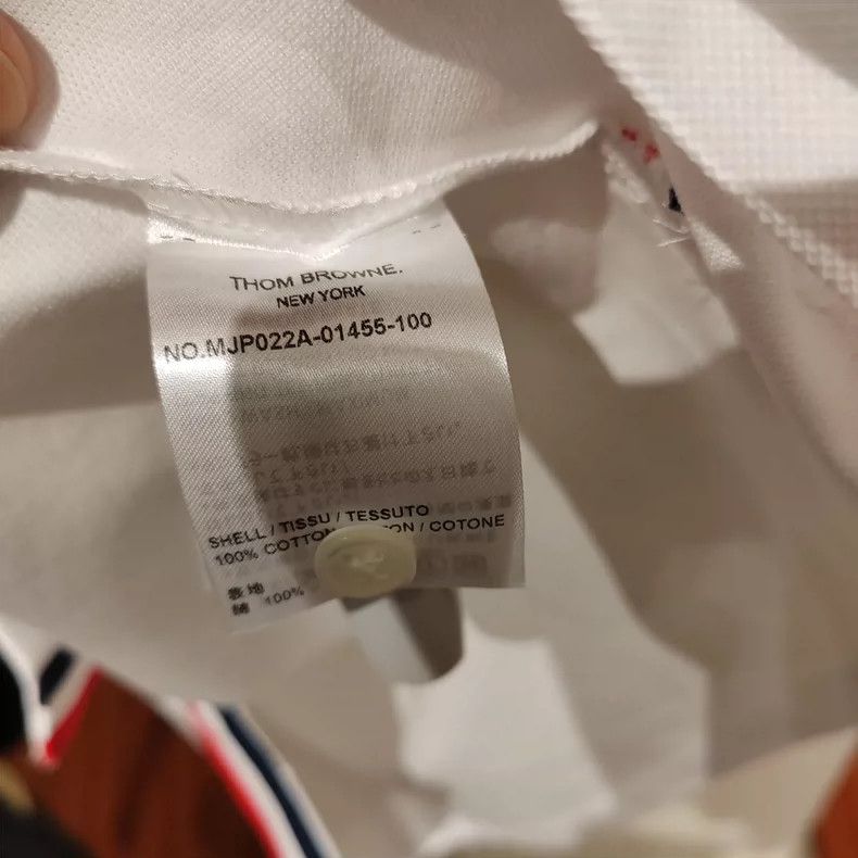 Thom Browne Thom Browne Turned-in Polo shirt Size US M / EU 48-50 / 2 - 3 Thumbnail