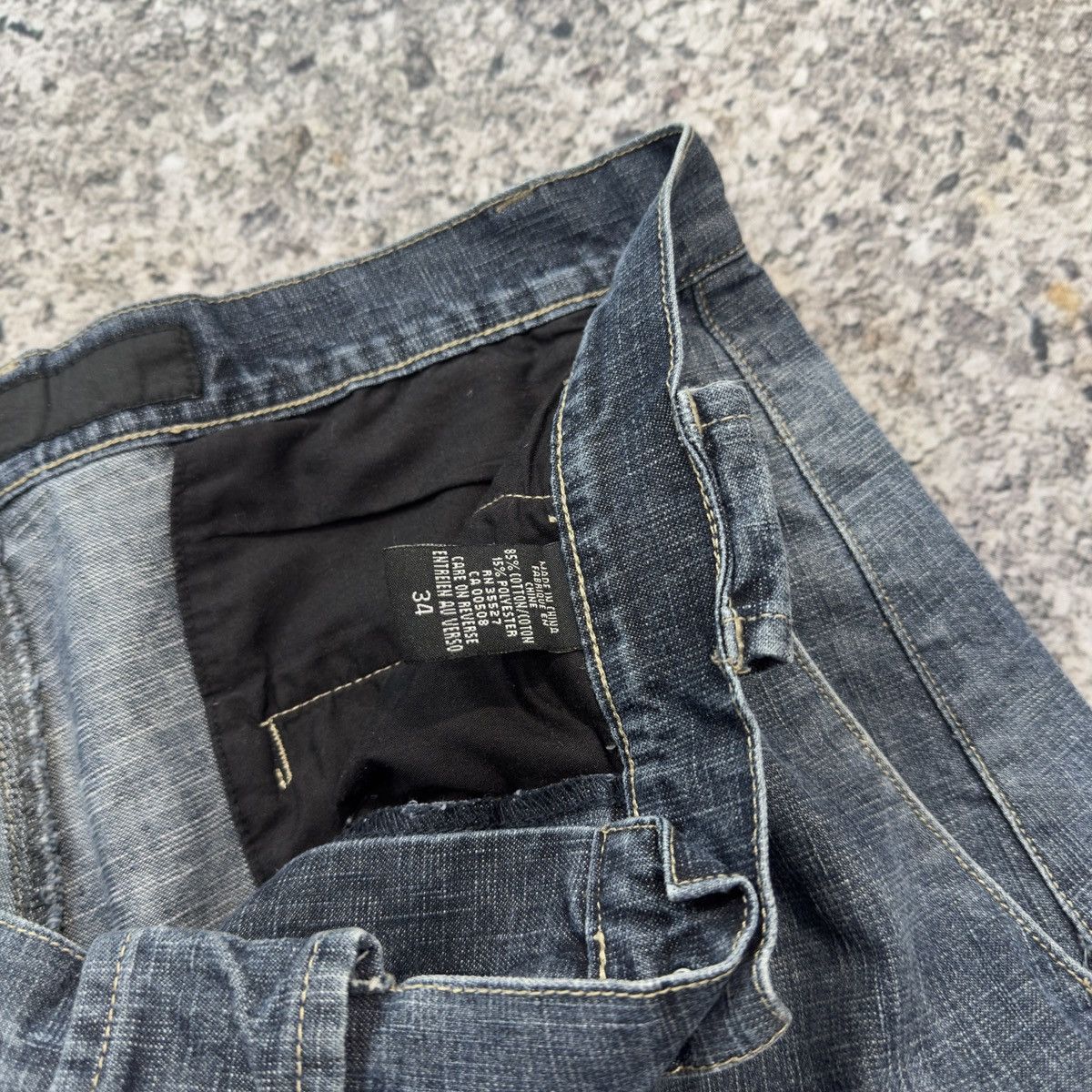 Marithe + Francois Girbaud 90s Y2K Marithe Francois Girbaud Cargo Jeans Skater Size US 34 / EU 50 - 9 Thumbnail